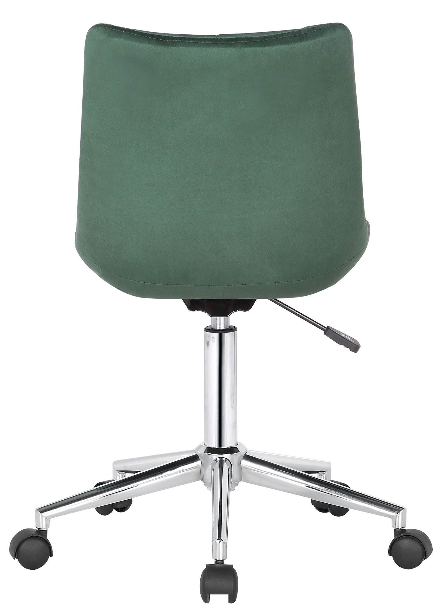 Chaise de bureau pivotant Medford en Velours avec Hauteur ajustable et Roulettes