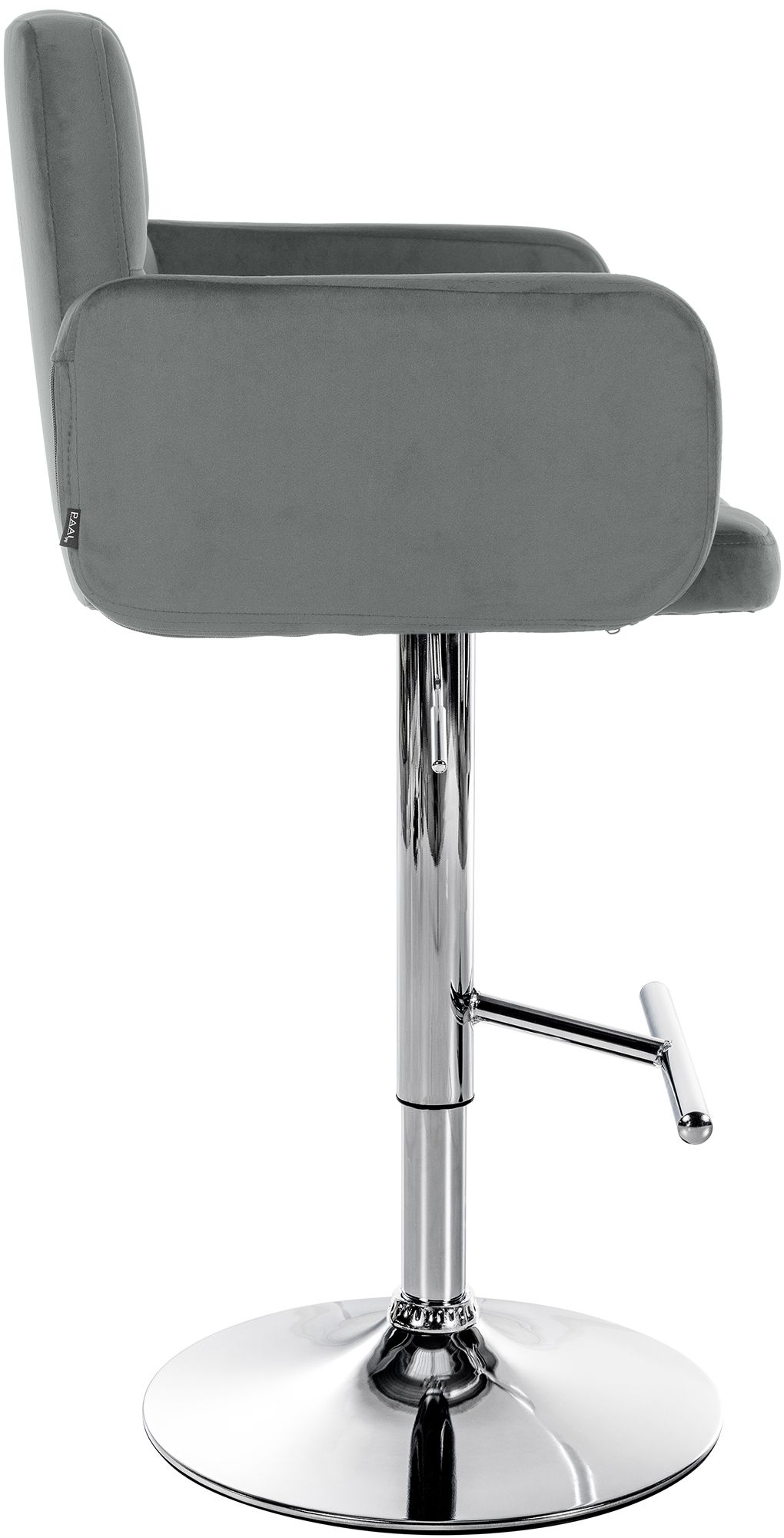 Lot de 2 tabourets de bar Los Angeles velours