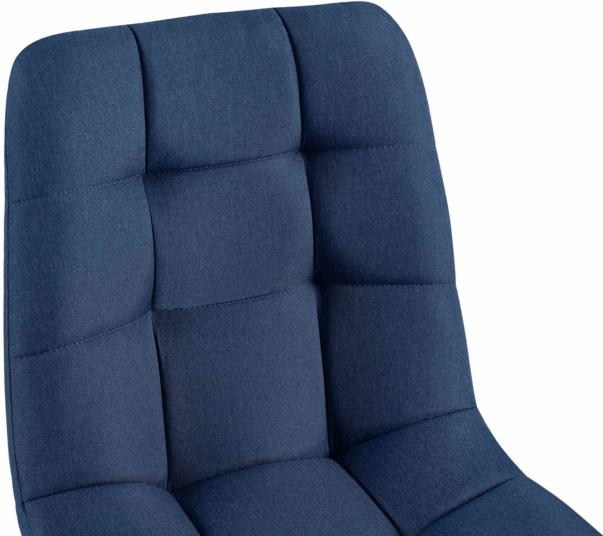 Lot de 4 chaises de salle a manger Antibes en tissu