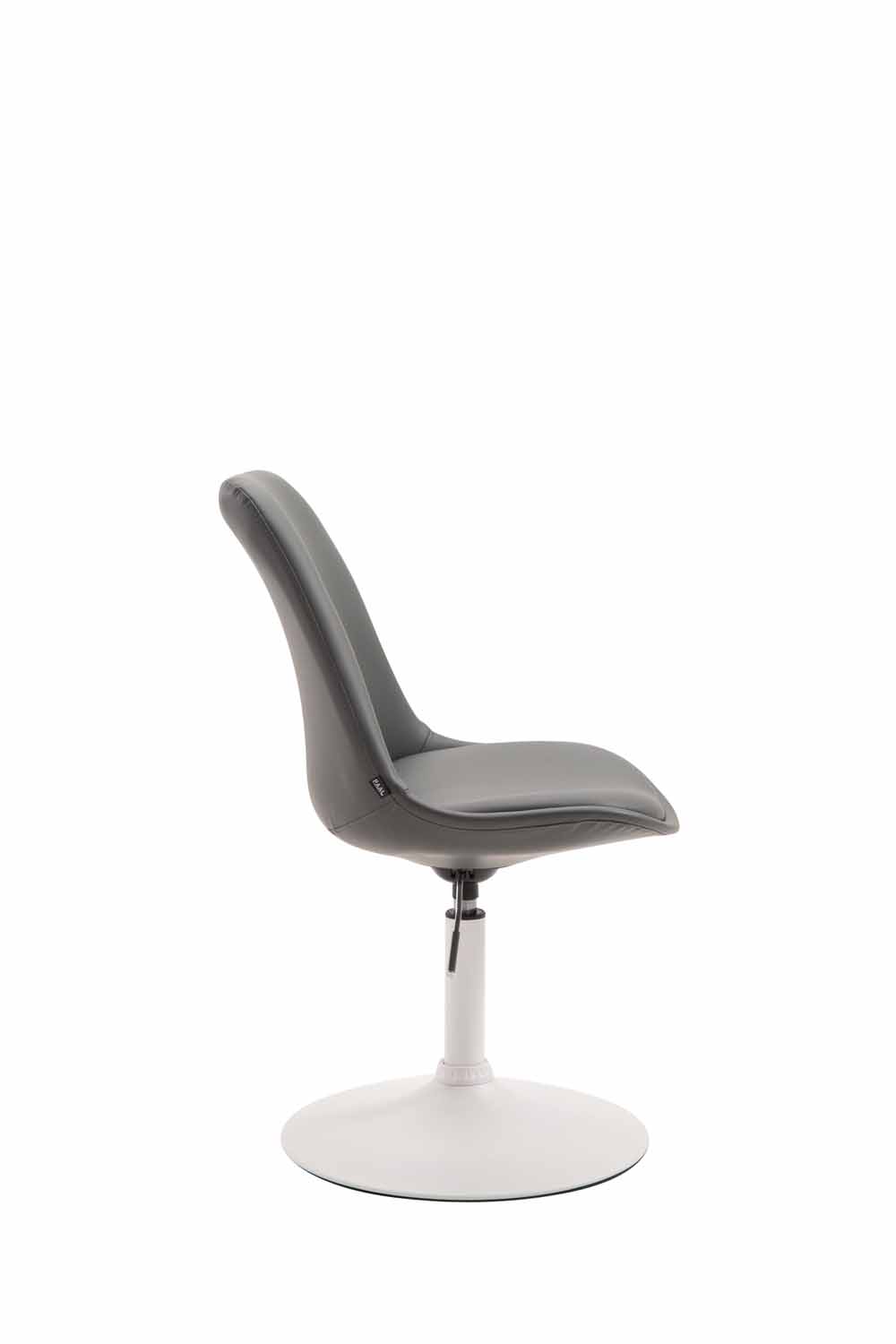 Chaise de salle à manger Maverick en similicuir avec pied trompette