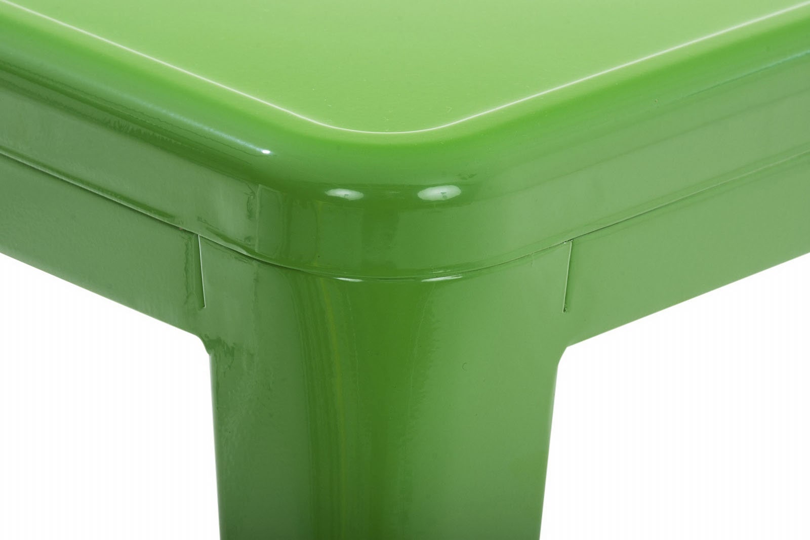 Lot de 4 tabourets bas au style industriel Armin en métal