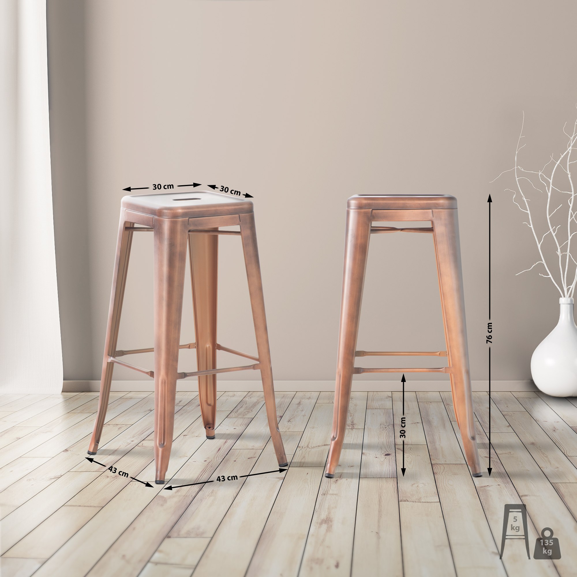 Tabouret de bar Joshua