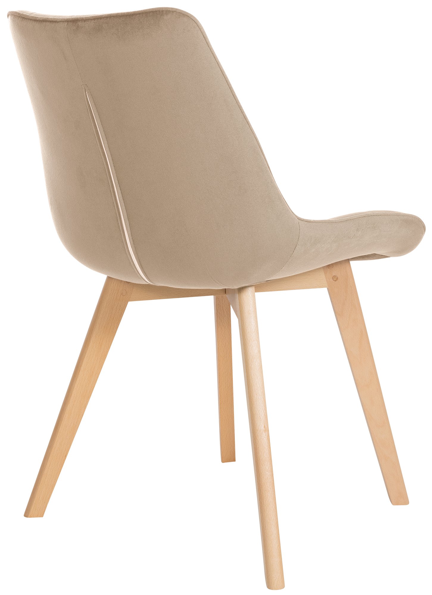Lot de 2 chaises Brook velours
