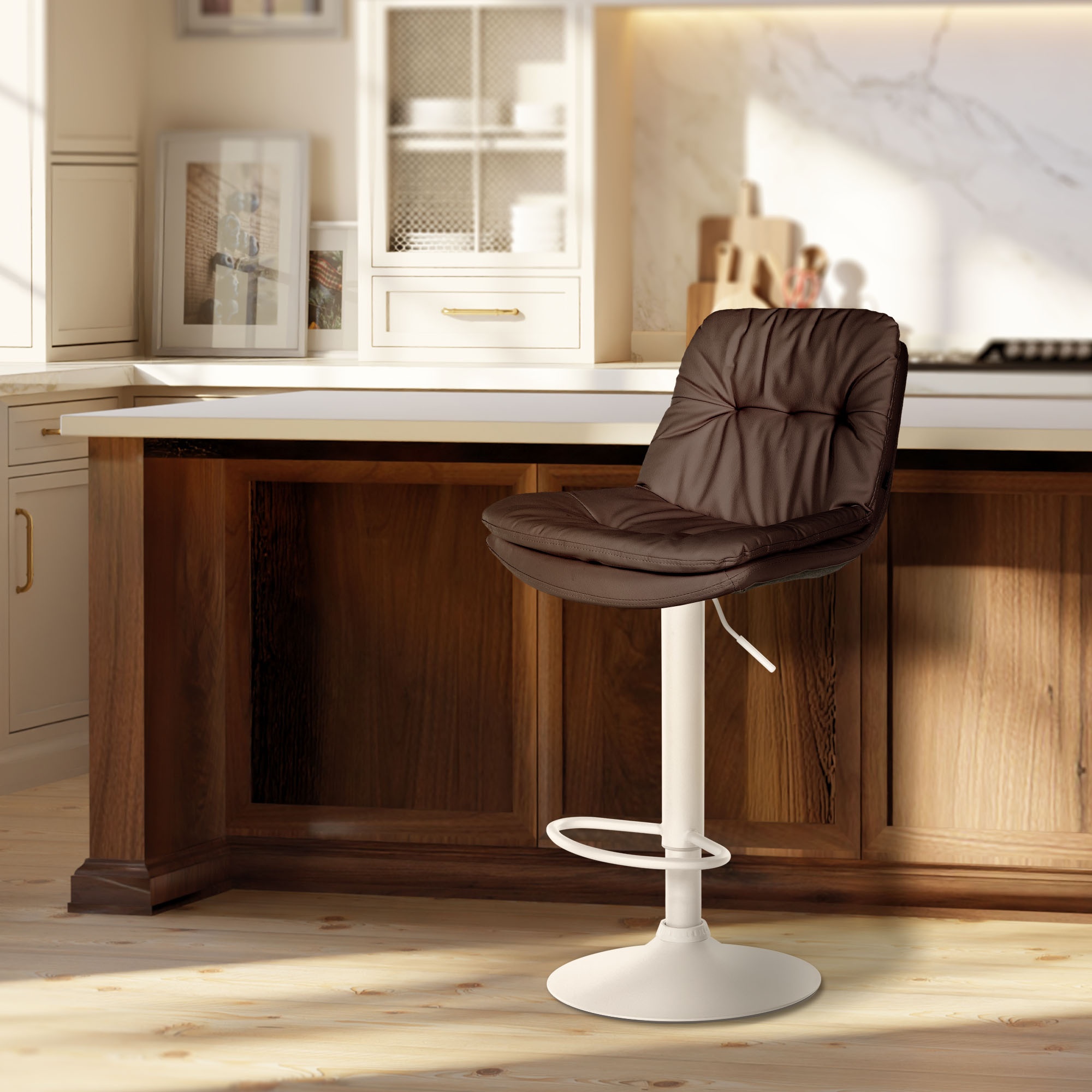 Tabouret de bar Laurel similicuir
