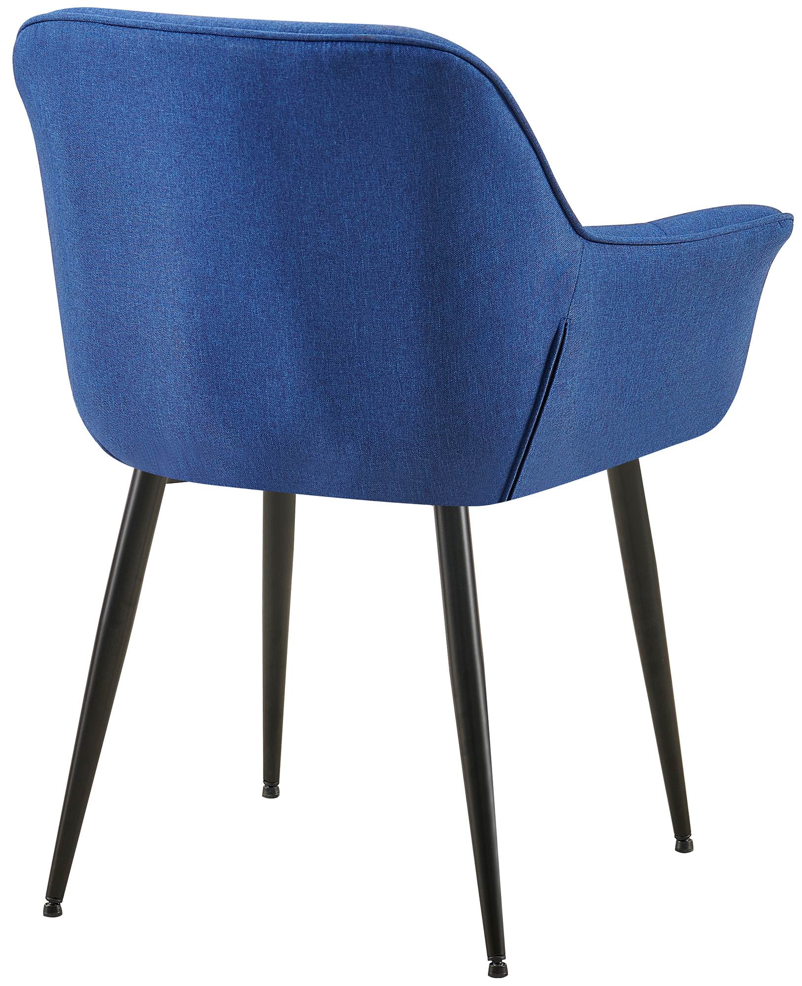 Chaise de salle à manger Roseville avec accoudoirs et pieds en métal