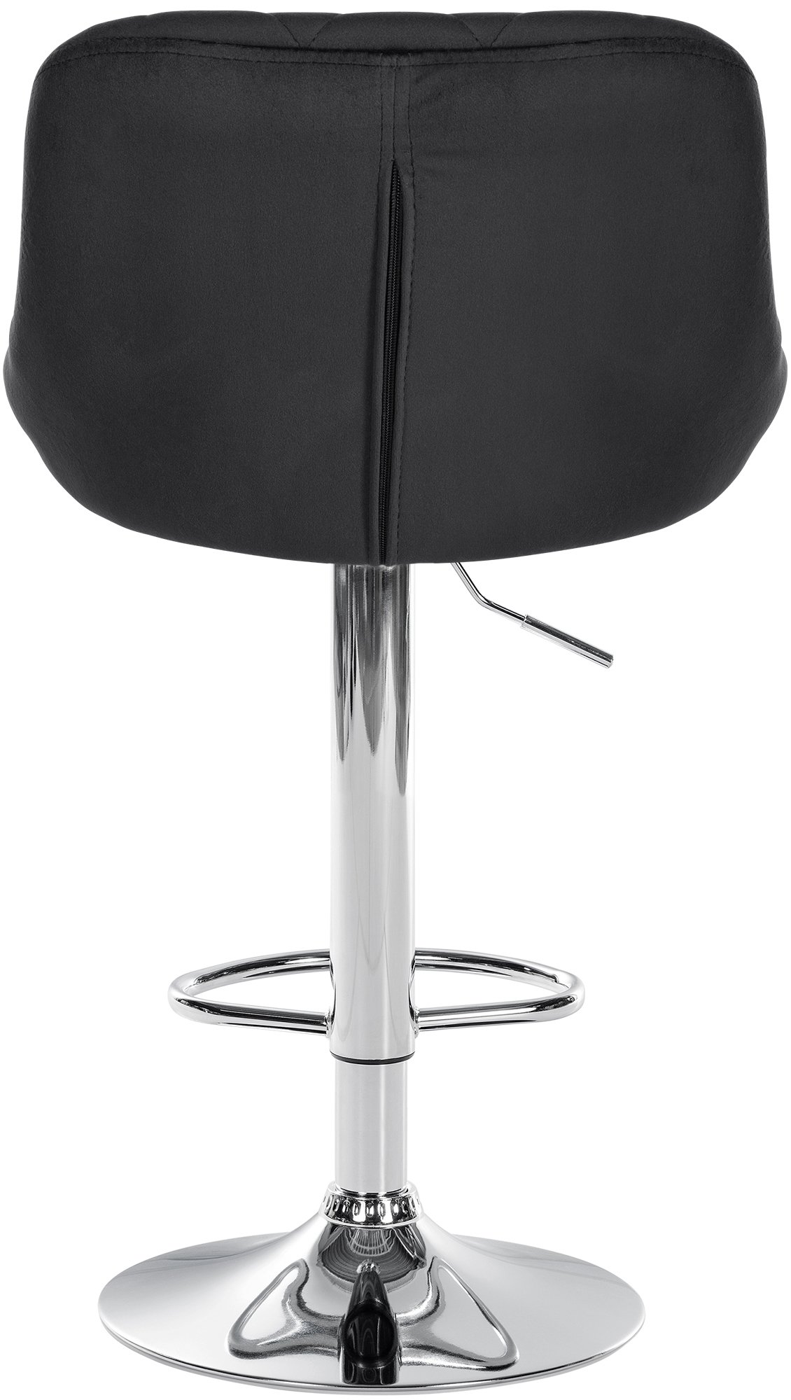 Lot de 2 tabourets de bar Lazio velours