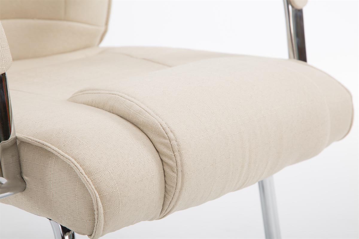 Chaise visiteur Attila tissu