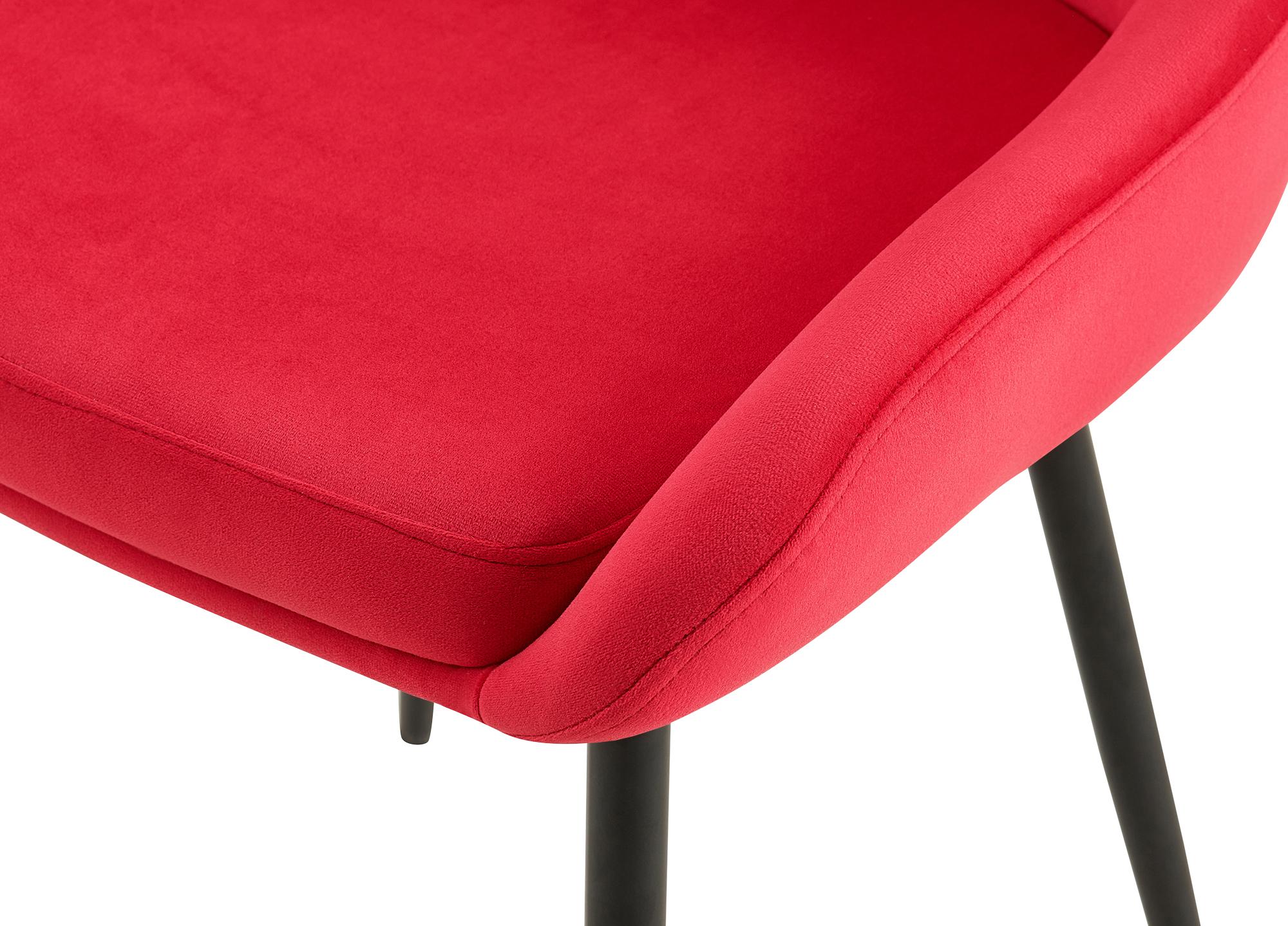 Chaise de salle à manger Elmira velours