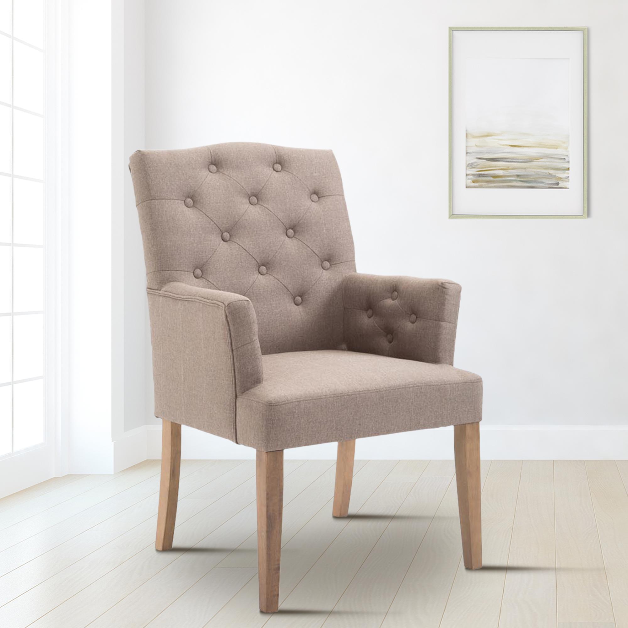 Chaise de salle à manger Sugar de style Chesterfield