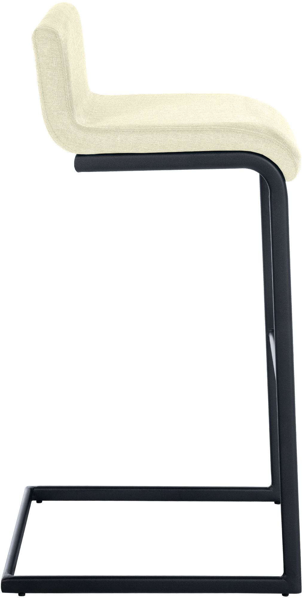 Lot de 2 Tabourets de Bar Newport, Piétement Métallique Noir