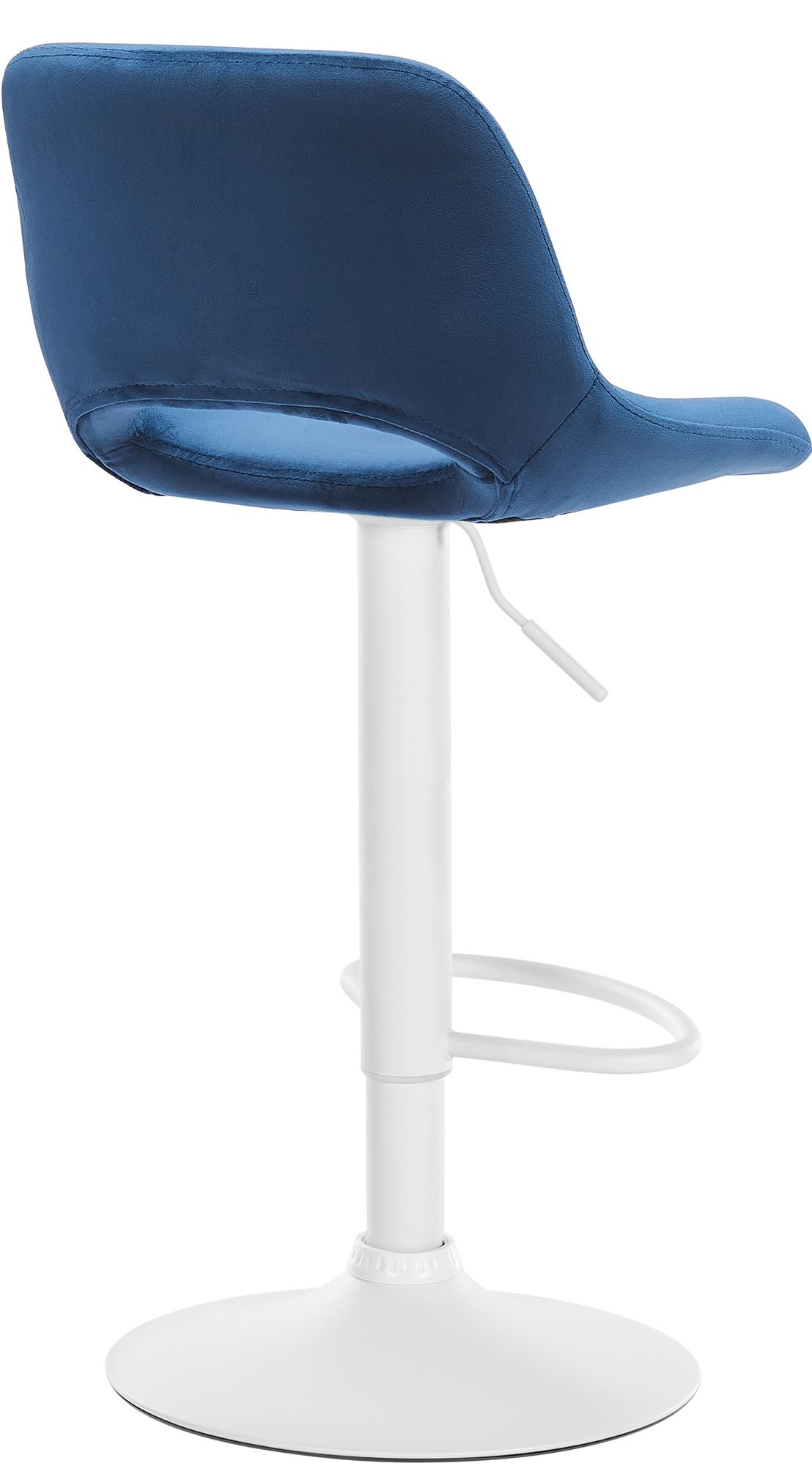 Lot de 2 tabourets de bar Camden velours