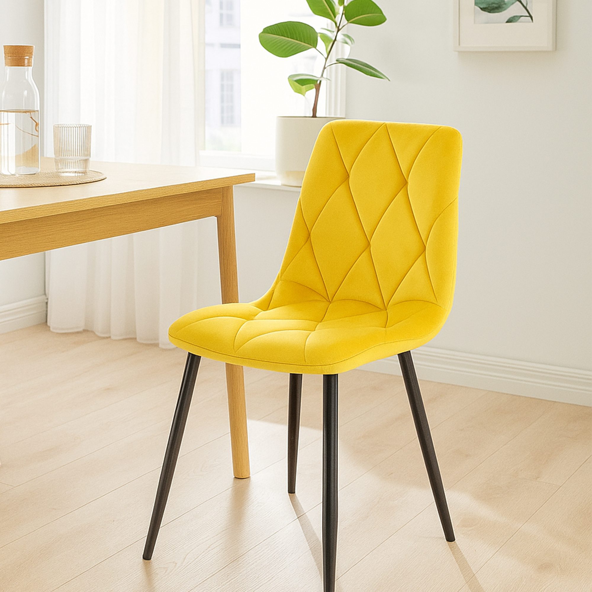 Lot de 2 chaises de salle à manger Clairton