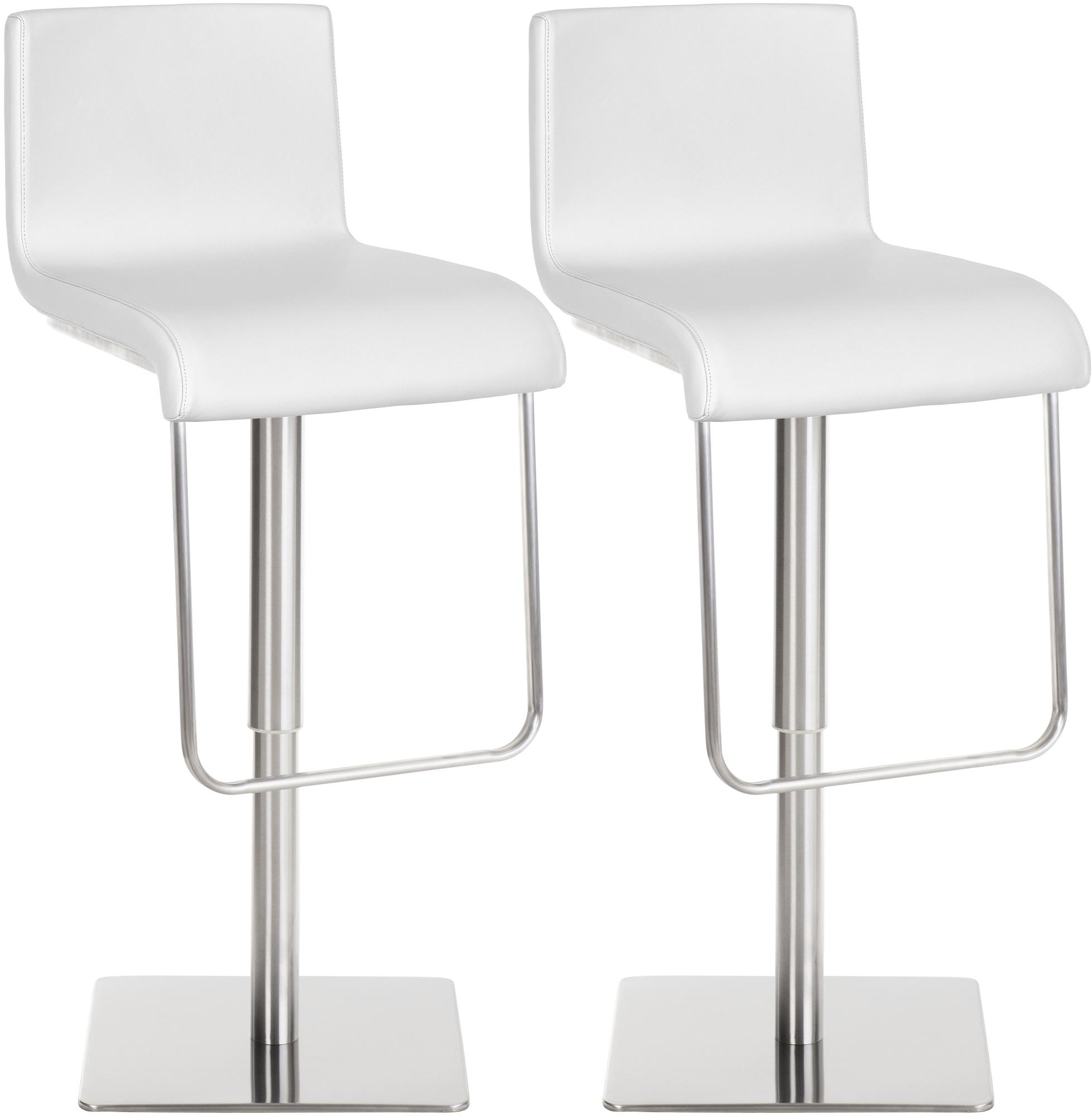 Lot de 2 tabourets de bar Limon en similicuir