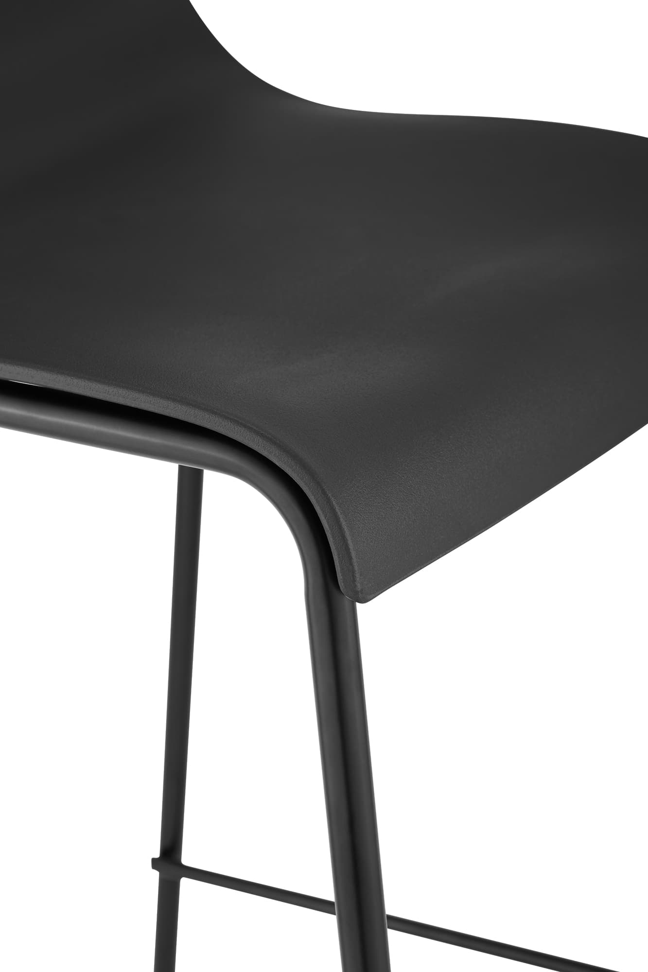 Tabouret de Bar Hover Plastique Cadre à 4 Pieds