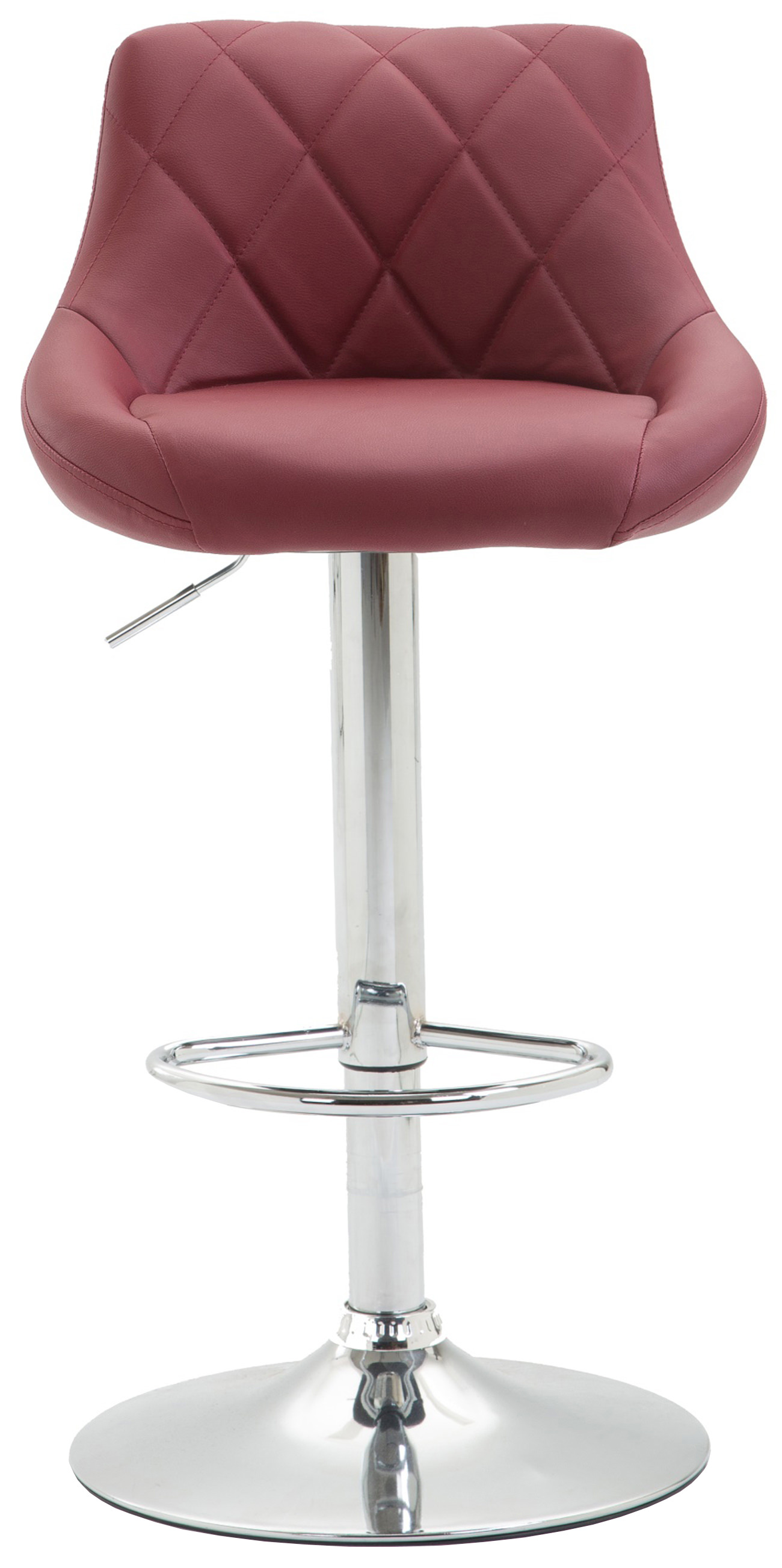 Lot de 2 tabourets de bar Lazio similicuir