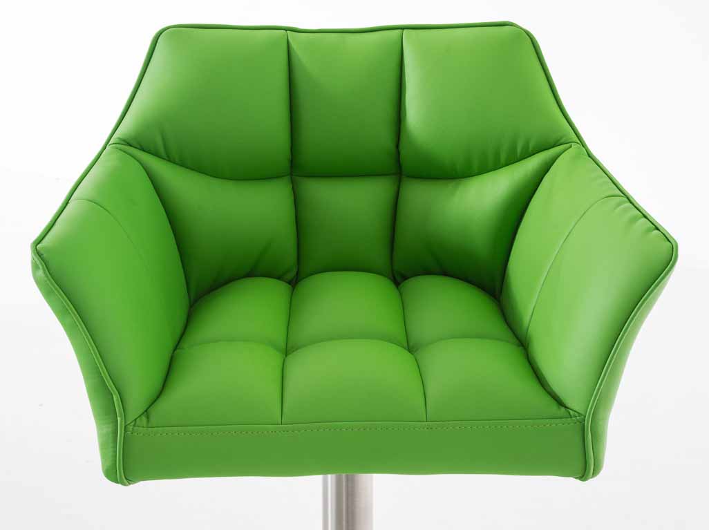 Lot de 2 tabourets de bar Damaso en similicuir