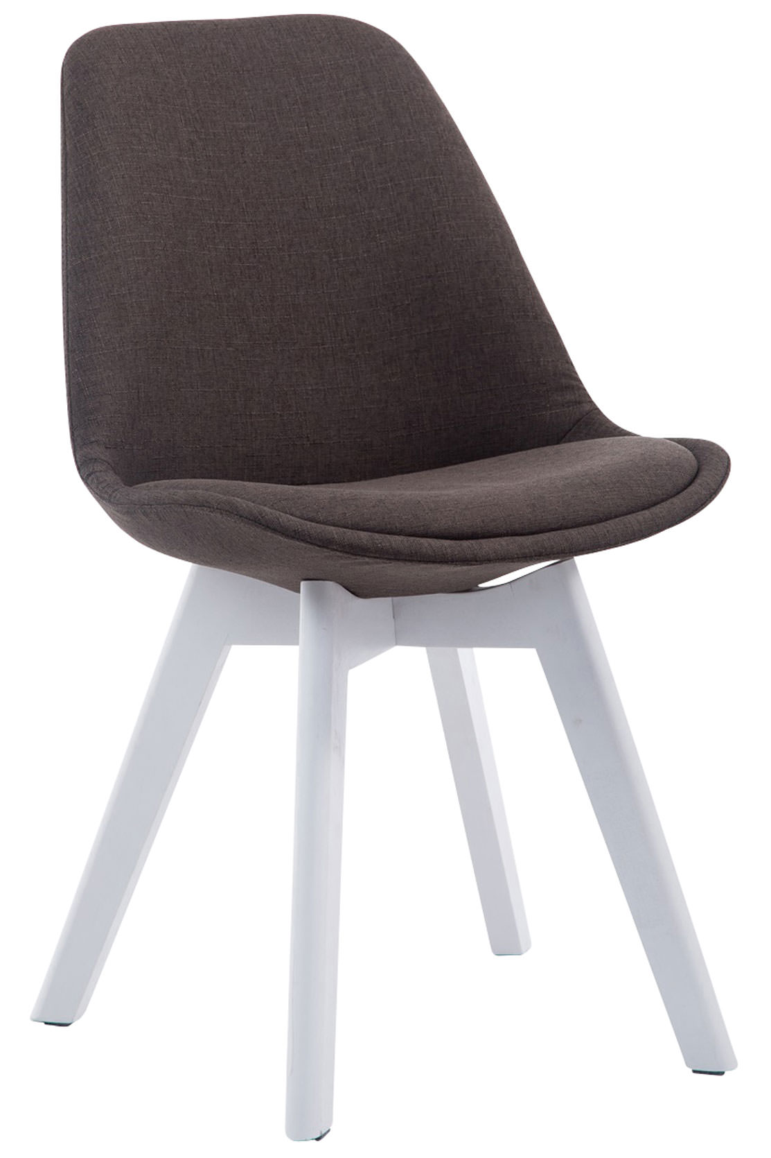 Lot de 4 chaises de salle à manger Borneo V2 en Tissu