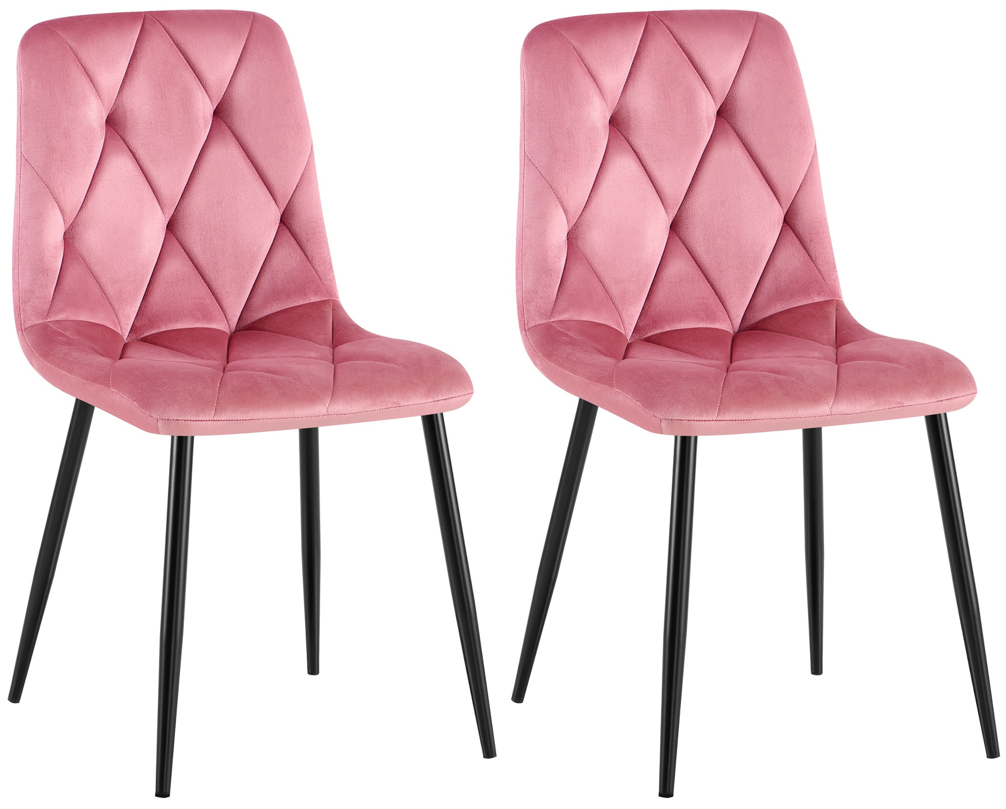 Lot de 2 chaises de salle à manger Clairton