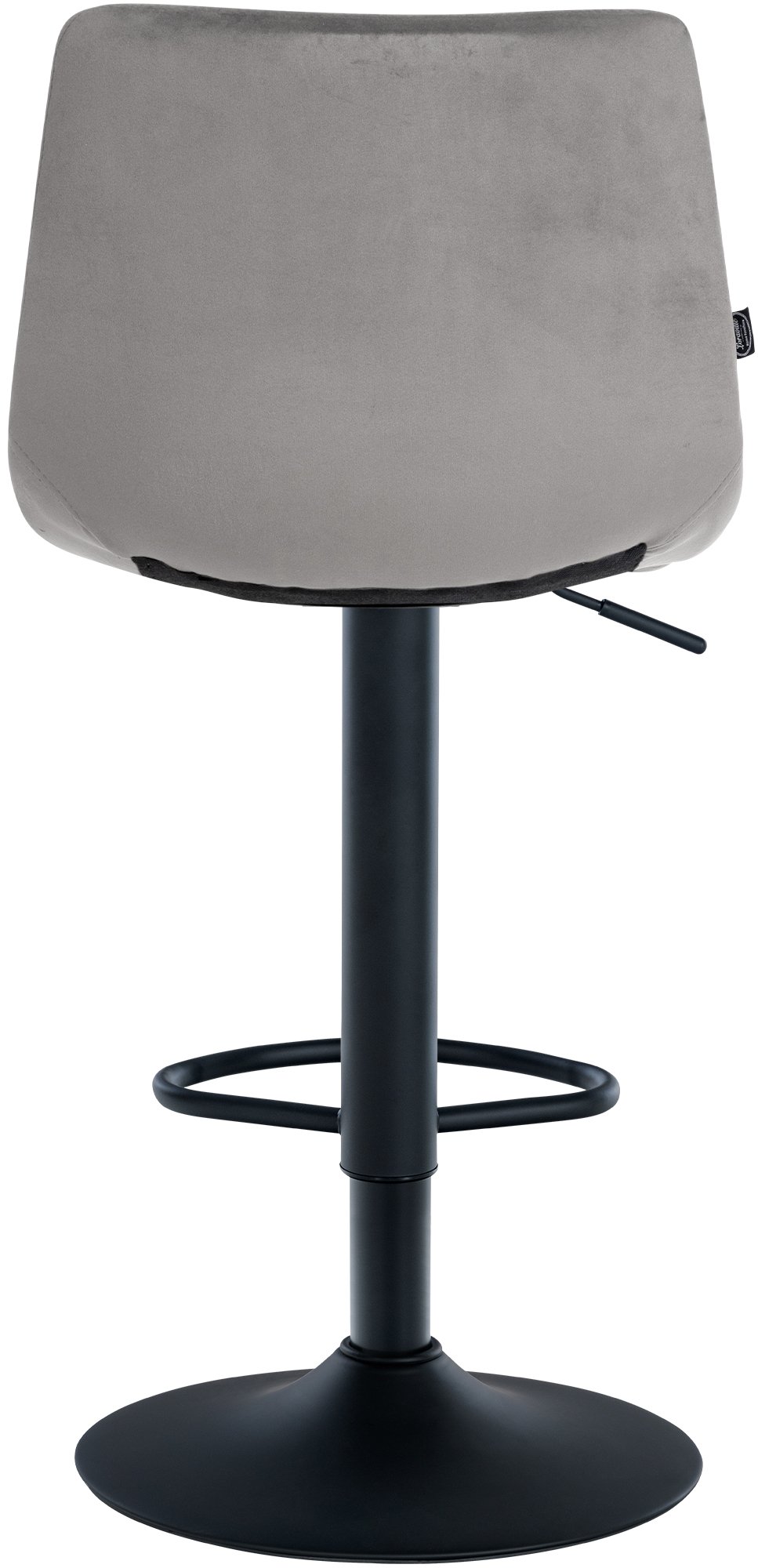 Lot de 2 tabourets de bar Jerry velours
