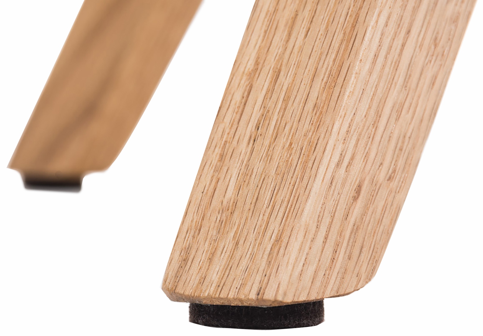 Chaise Pegleg Tissu pieds carré