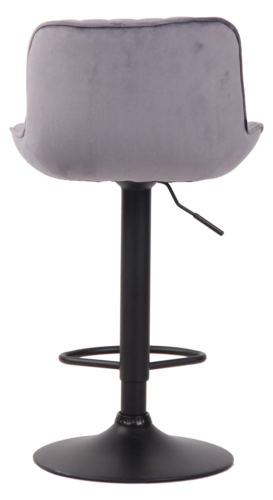 Lot de 2 Tabourets de bar Lentini en Velours Pied trompette en Métal