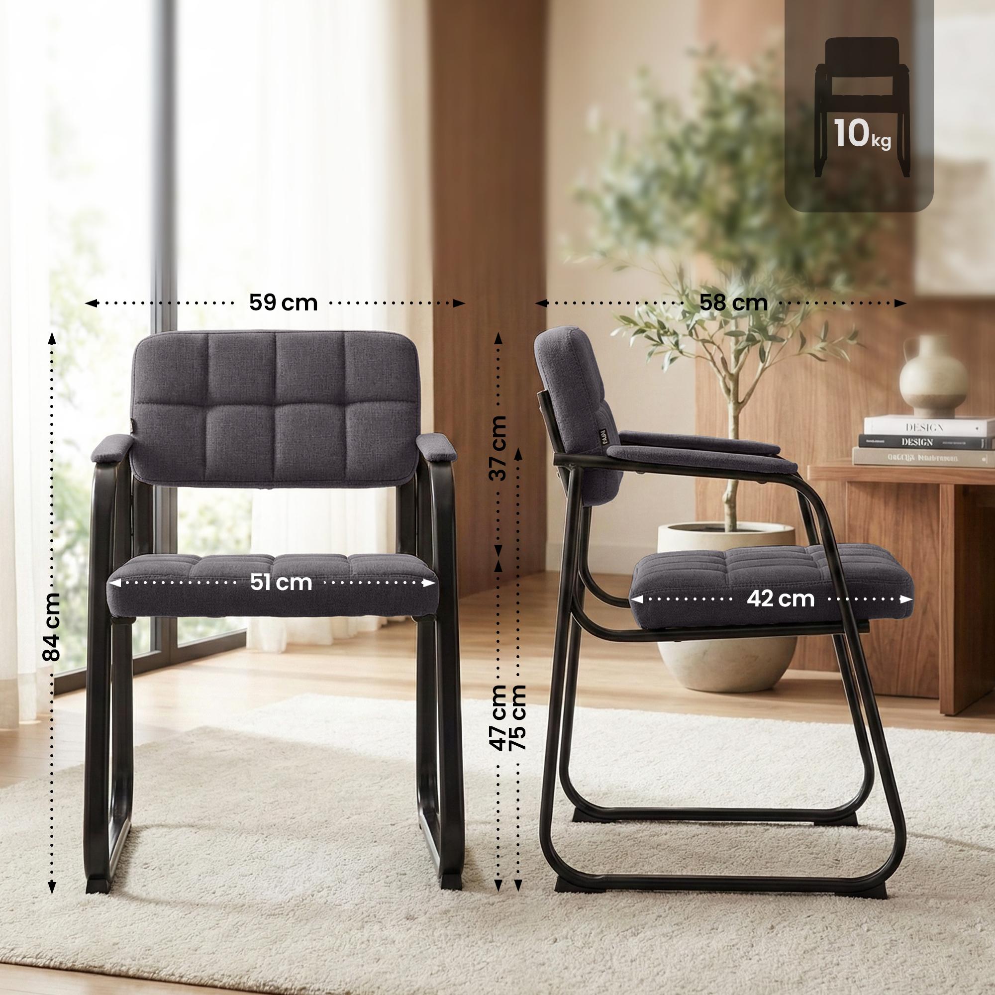 Chaise Visiteur Canada B Tissu