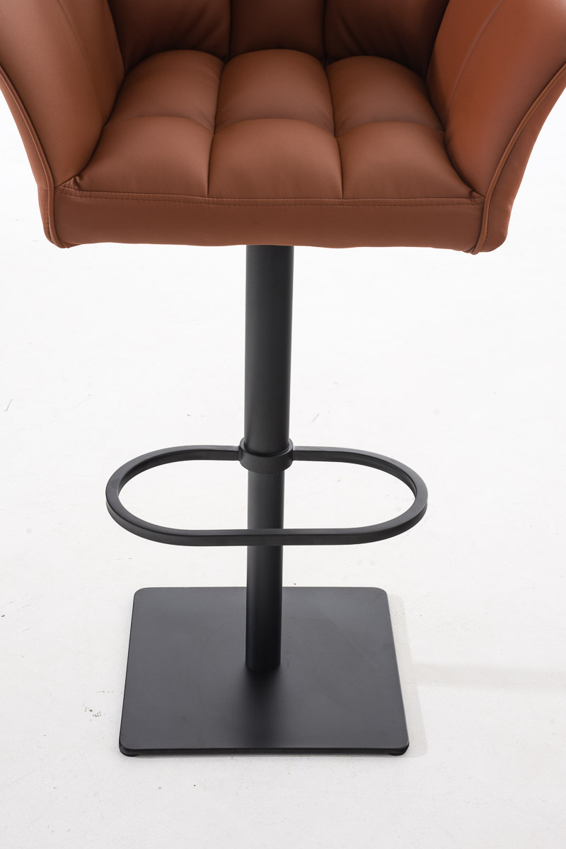 Tabouret de bar Damaso avec revetement en similicuir