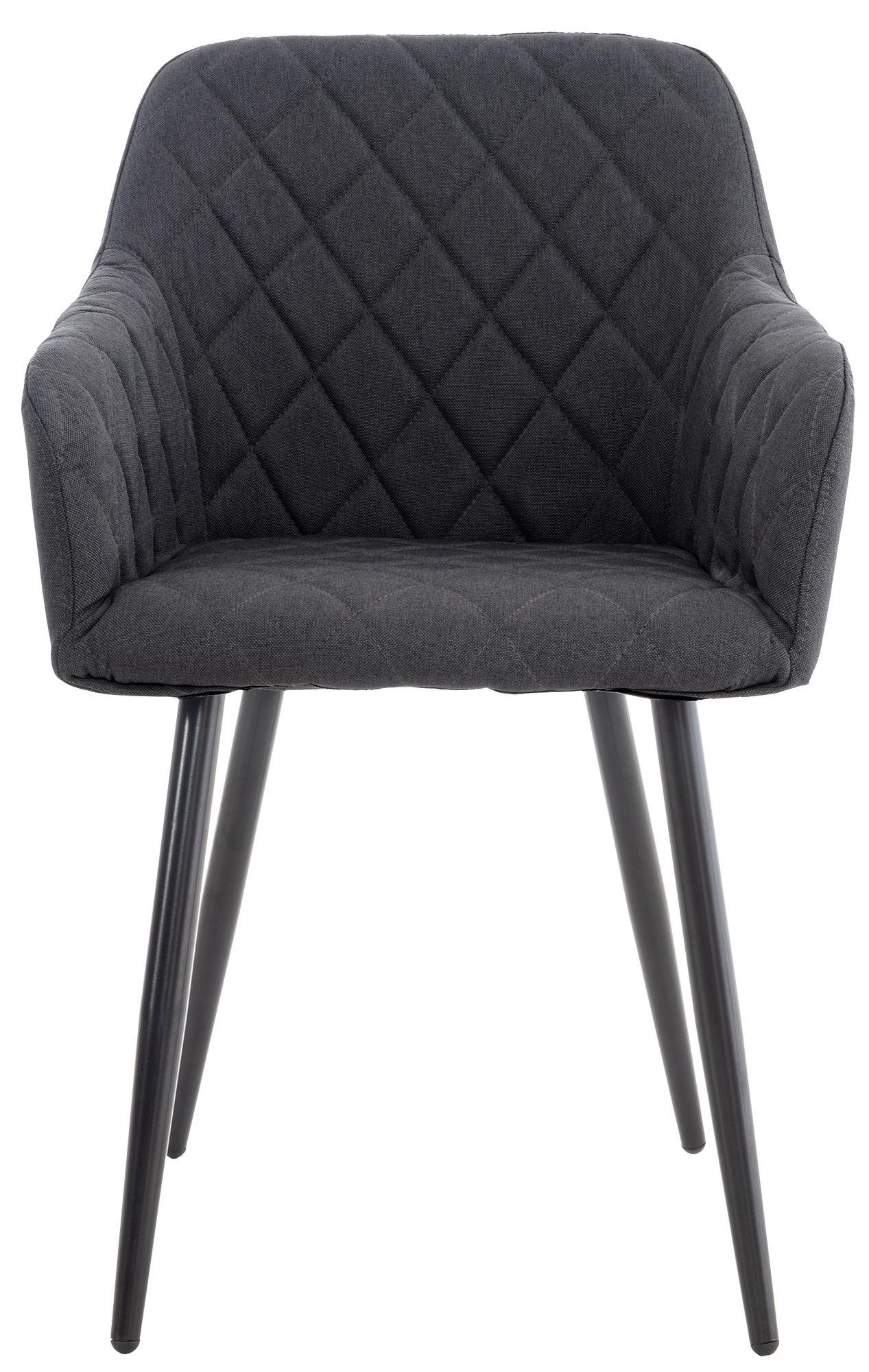 Chaise de salle à manger Shila avec Piètement en Métal noir