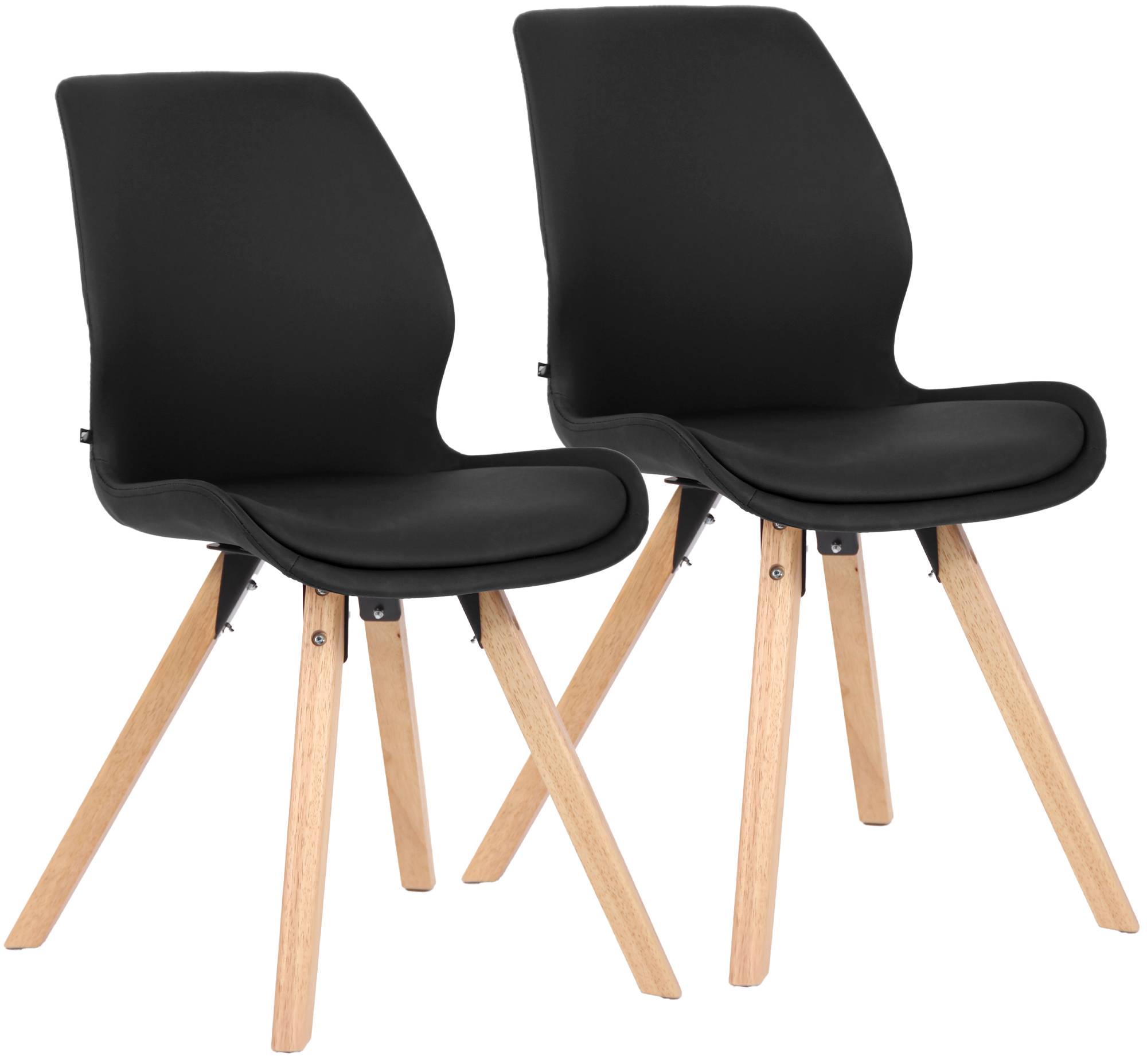 Lot de 2 chaises de salle a manger Luna