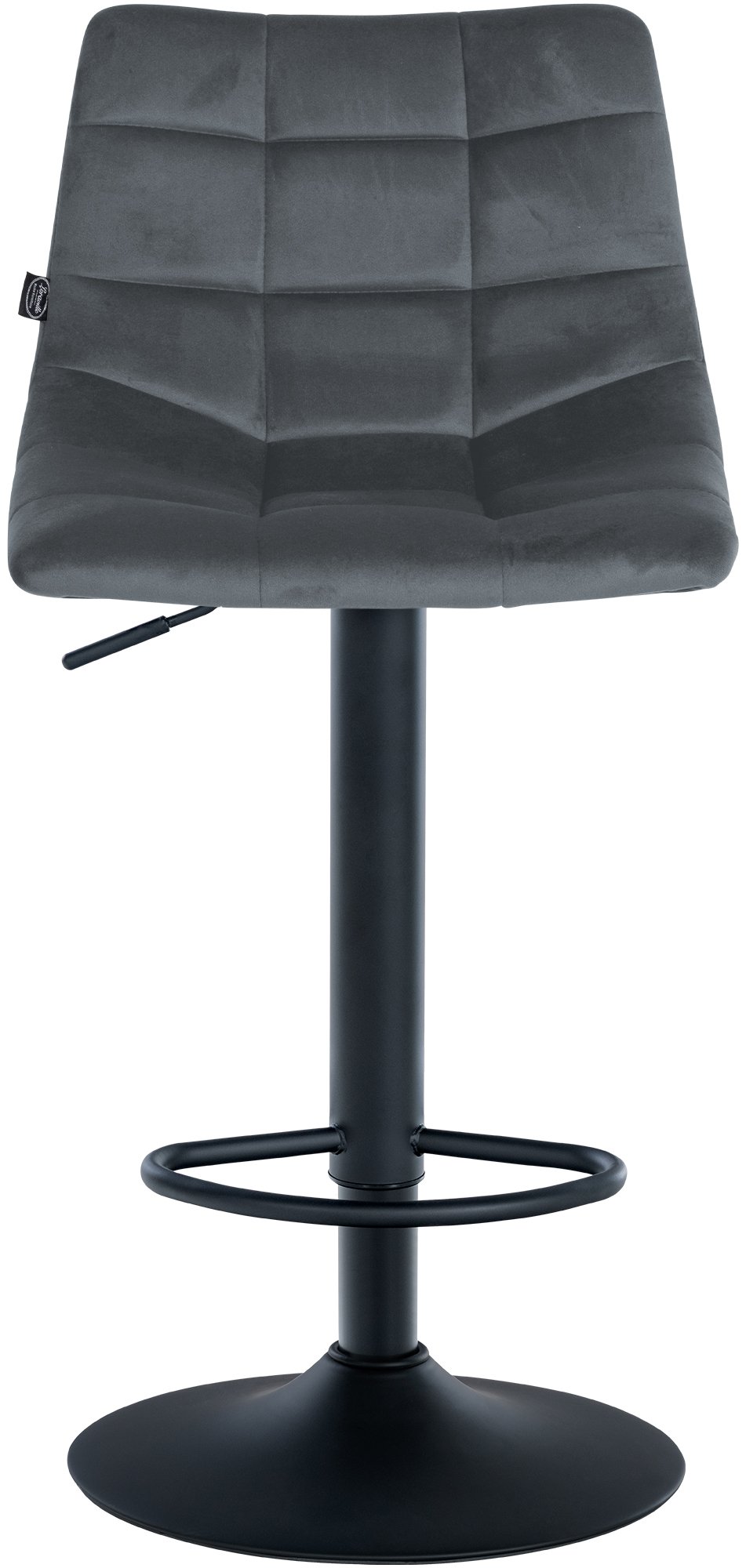 Tabouret de bar Jerry velours