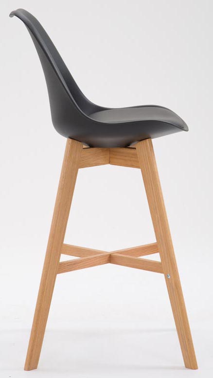 Lot de 2 Tabourets de bar Cannes avec coque en plastique