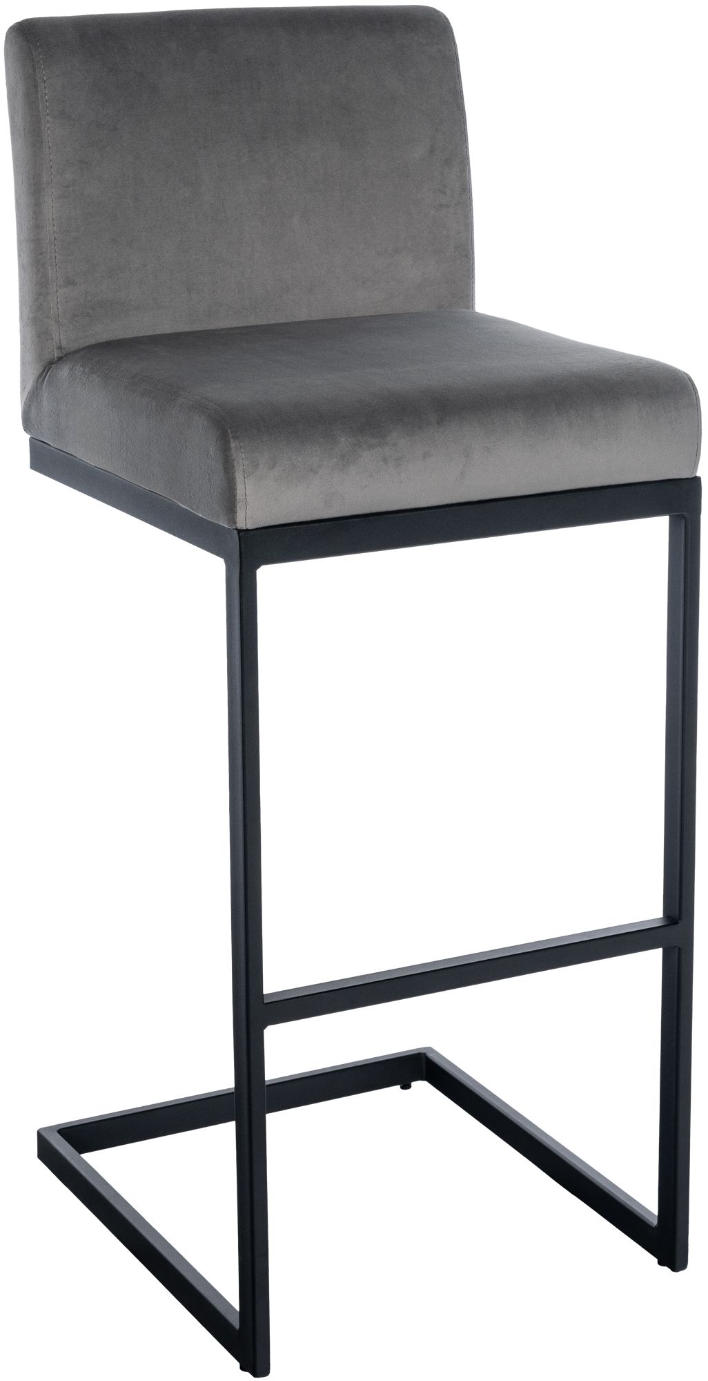 Tabouret de bar Hopewell velours