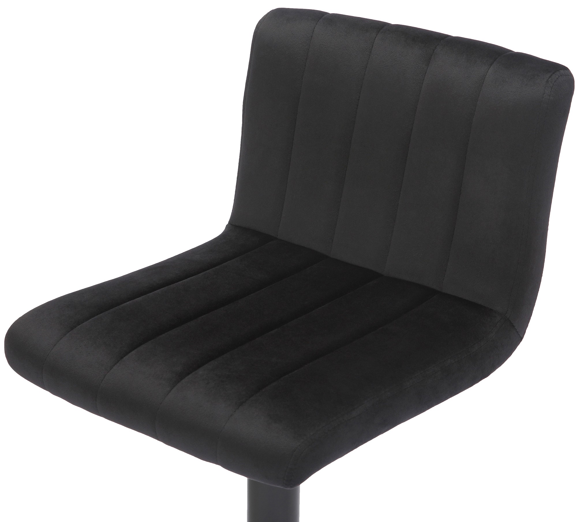 Lot de 2 tabourets de bar Jamie velours