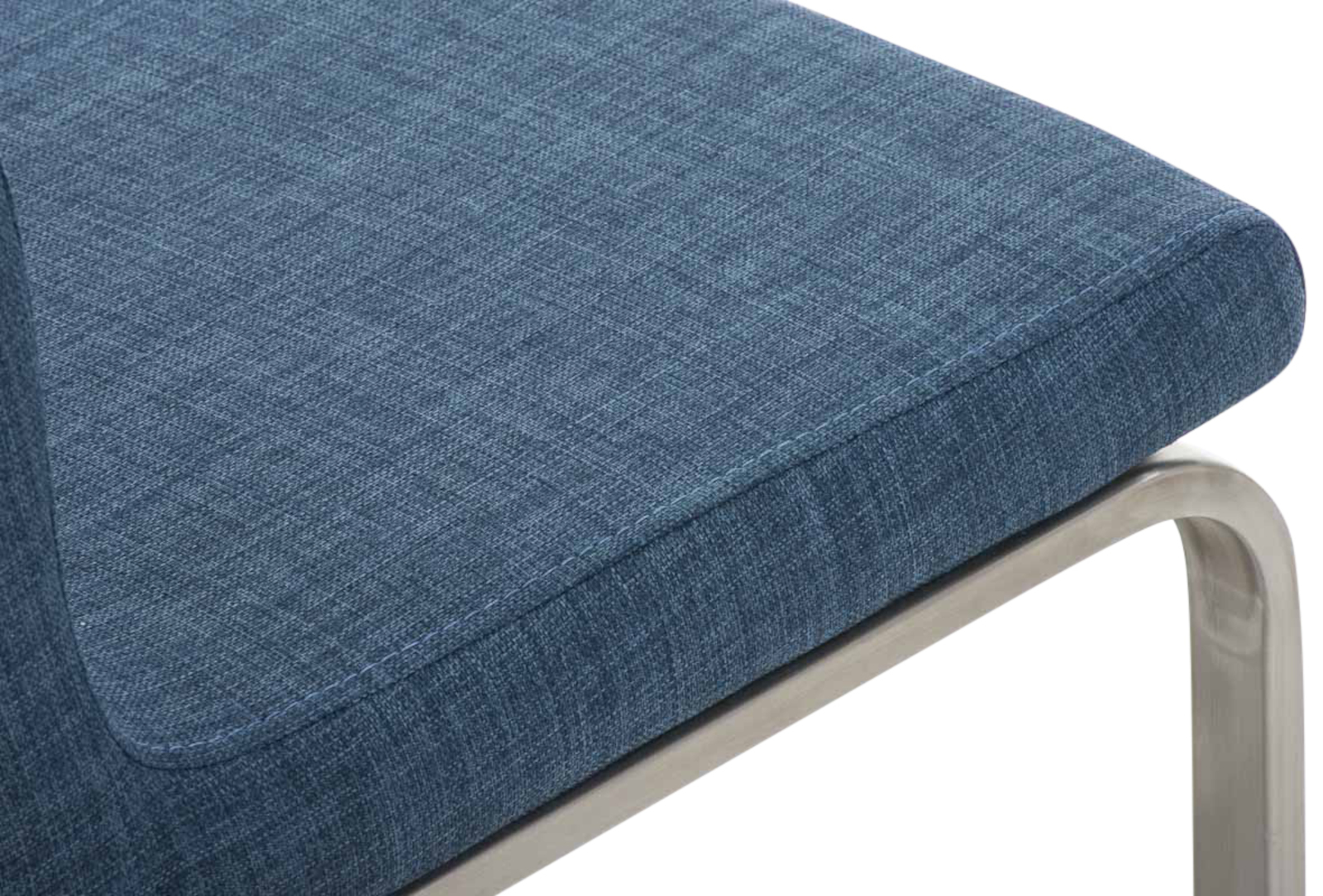 Lot de 2 chaises de salle a manger Belfort en tissu