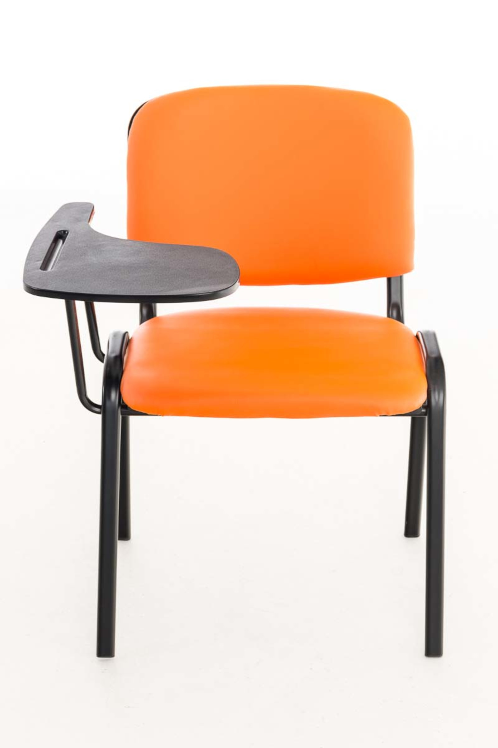 Lot de 4 Chaises Ken en similicuir avec tablette rabattable