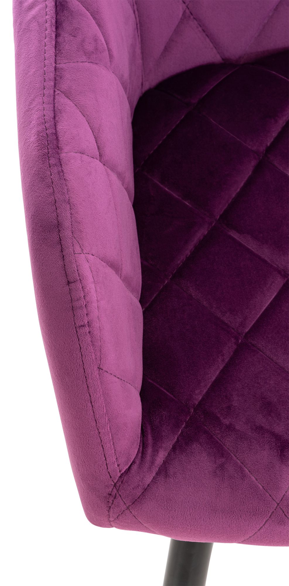 Chaise de salle à manger Shila avec Piètement en Métal noir