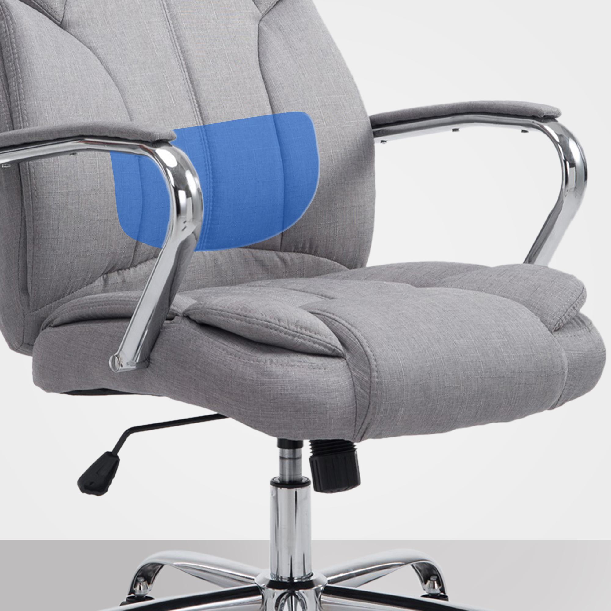 Fauteuil de bureau XXL Xanthos en Tissu capacité de charge de 210 kg
