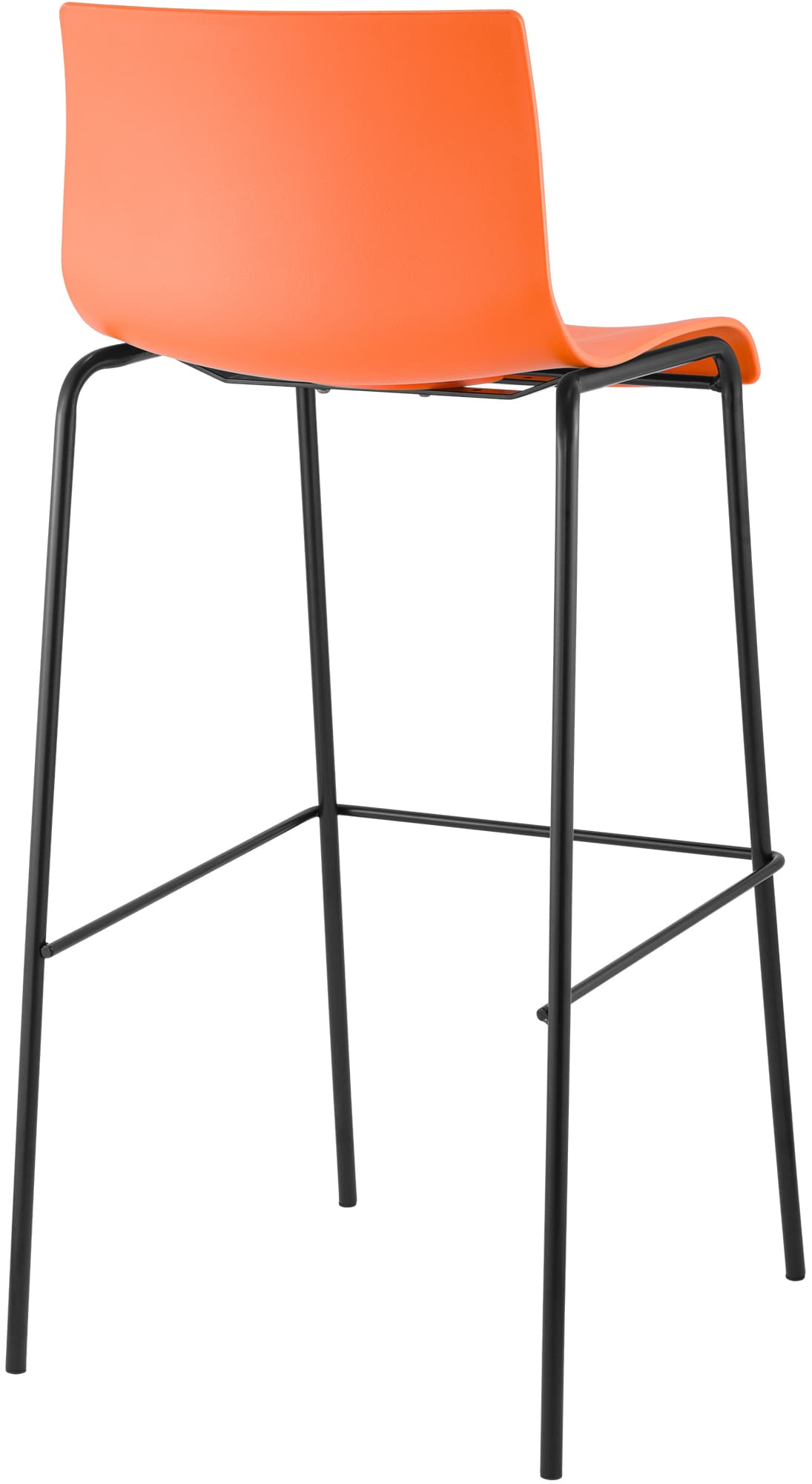 Lot de 2 tabourets de bar Hover en plastique