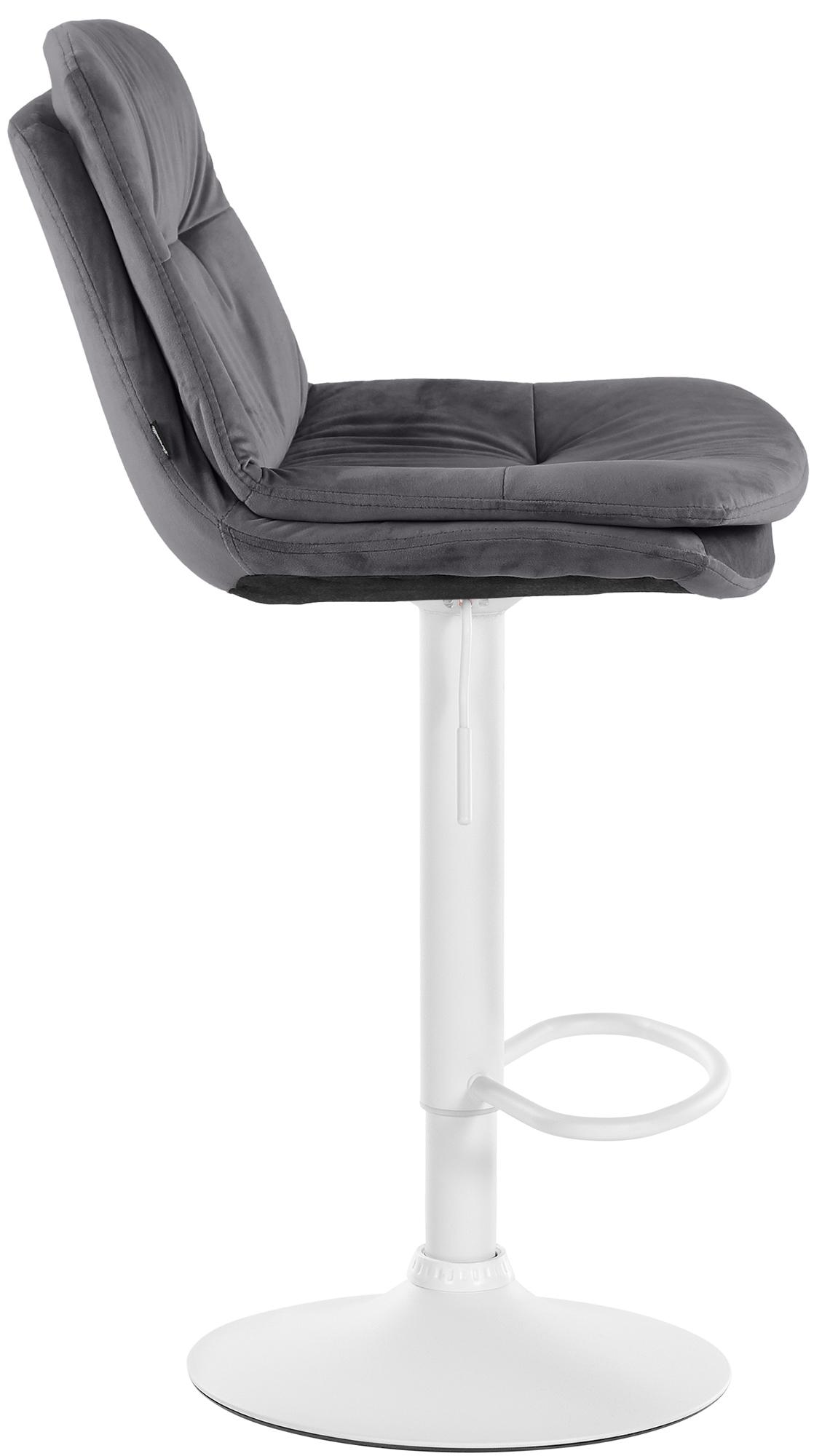 Tabouret de bar Laurel velours