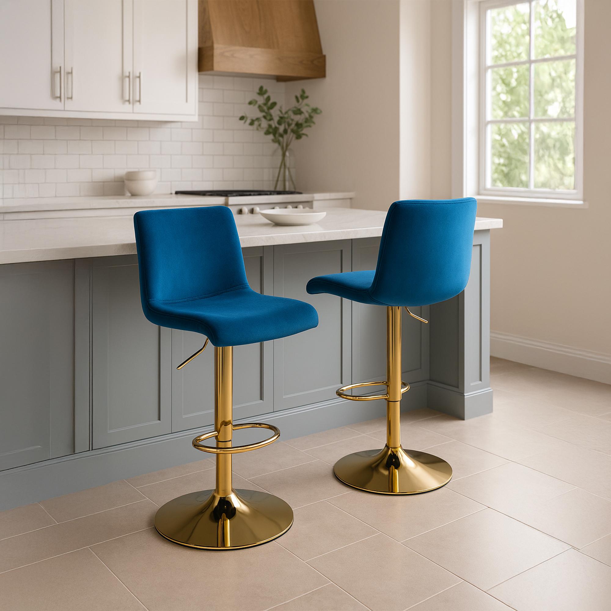 Tabouret de Bar Hover Velours