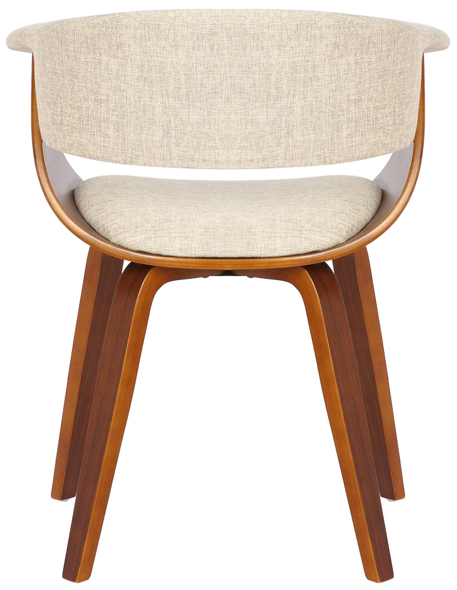 Lot de 2 chaises de salle a manger Bruce en tissu