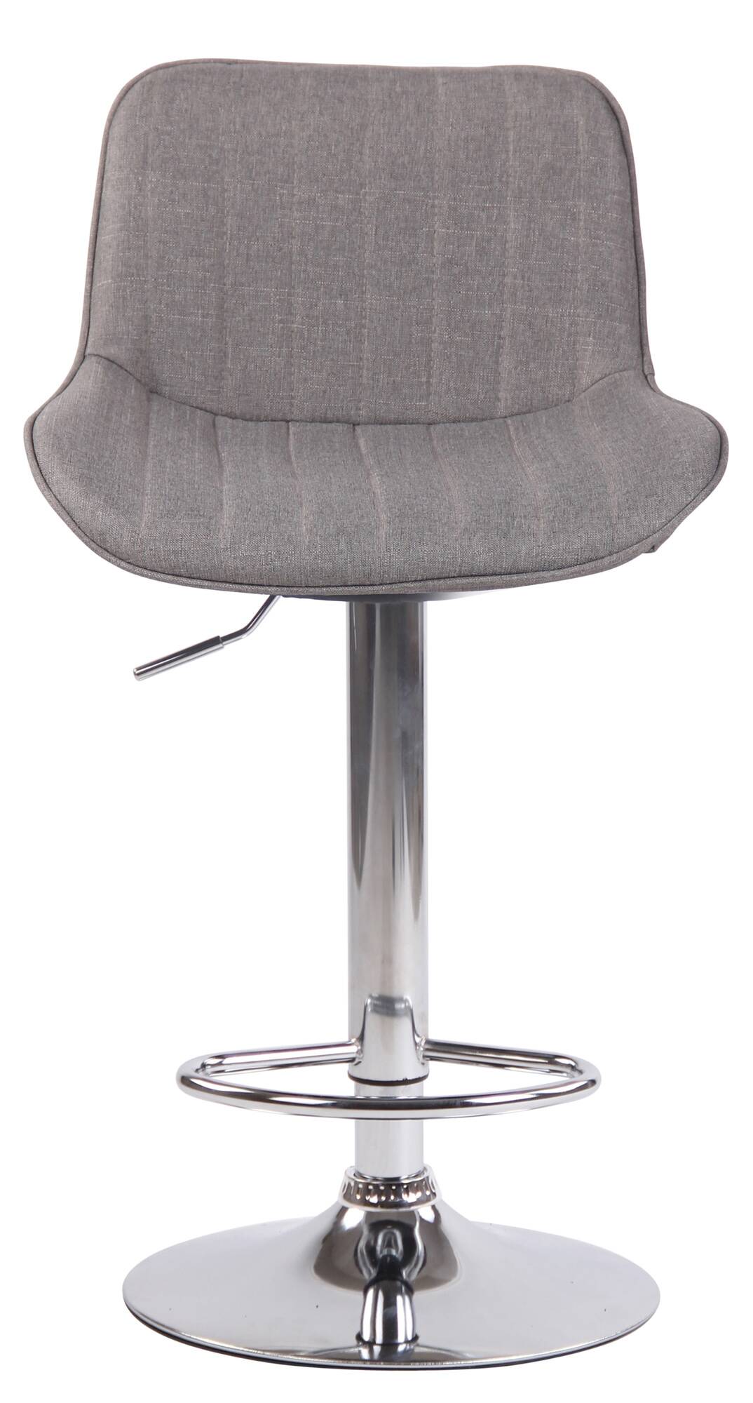Lot de 2 Tabourets de bar Lentini en Tissu Pied trompette en Métal