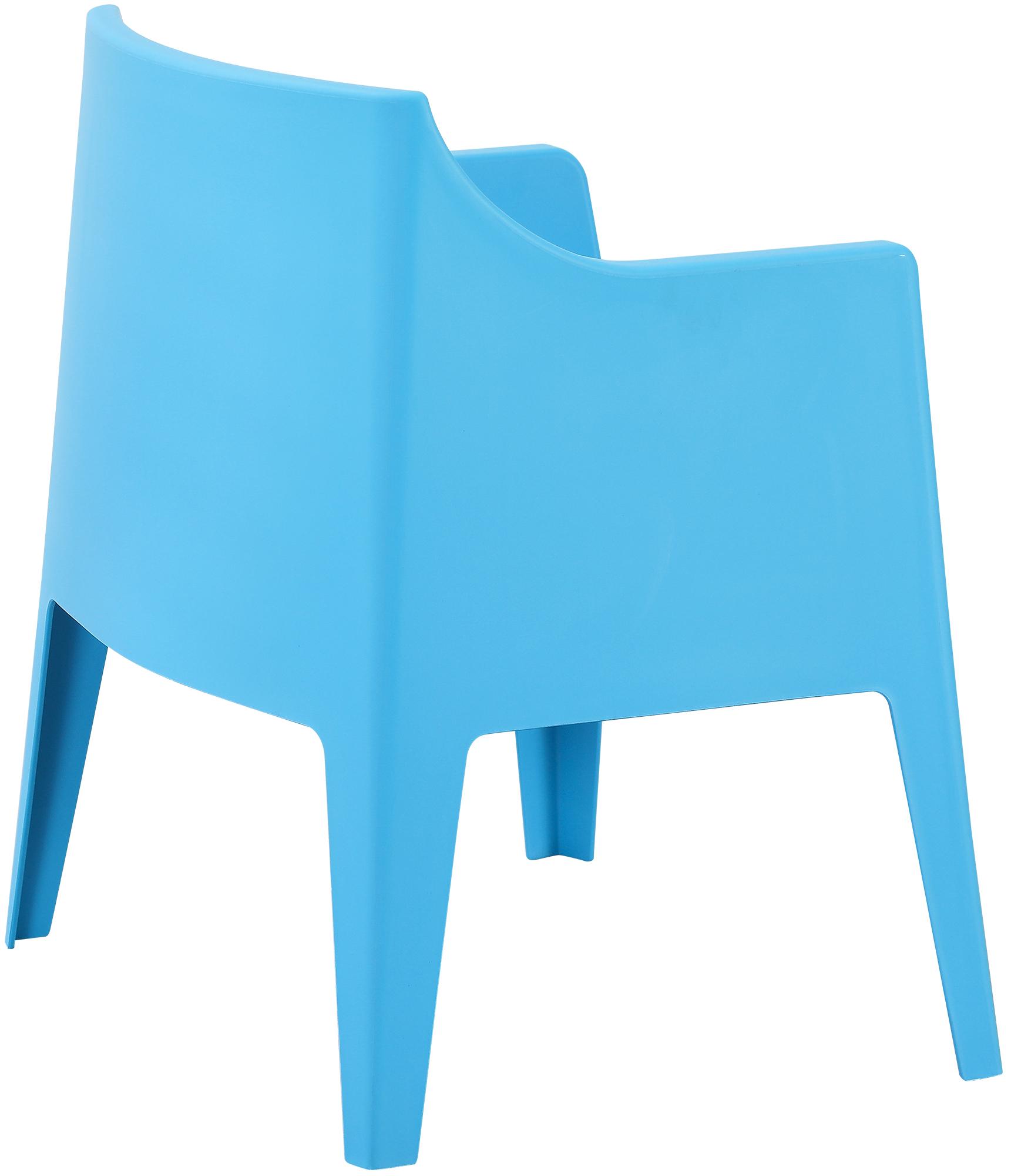 Lot de 6 Chaises de Jardin Bartal Empilables en Polypropylène Résistant aux UV et Intempéries - Fauteuils d'Extérieur Design