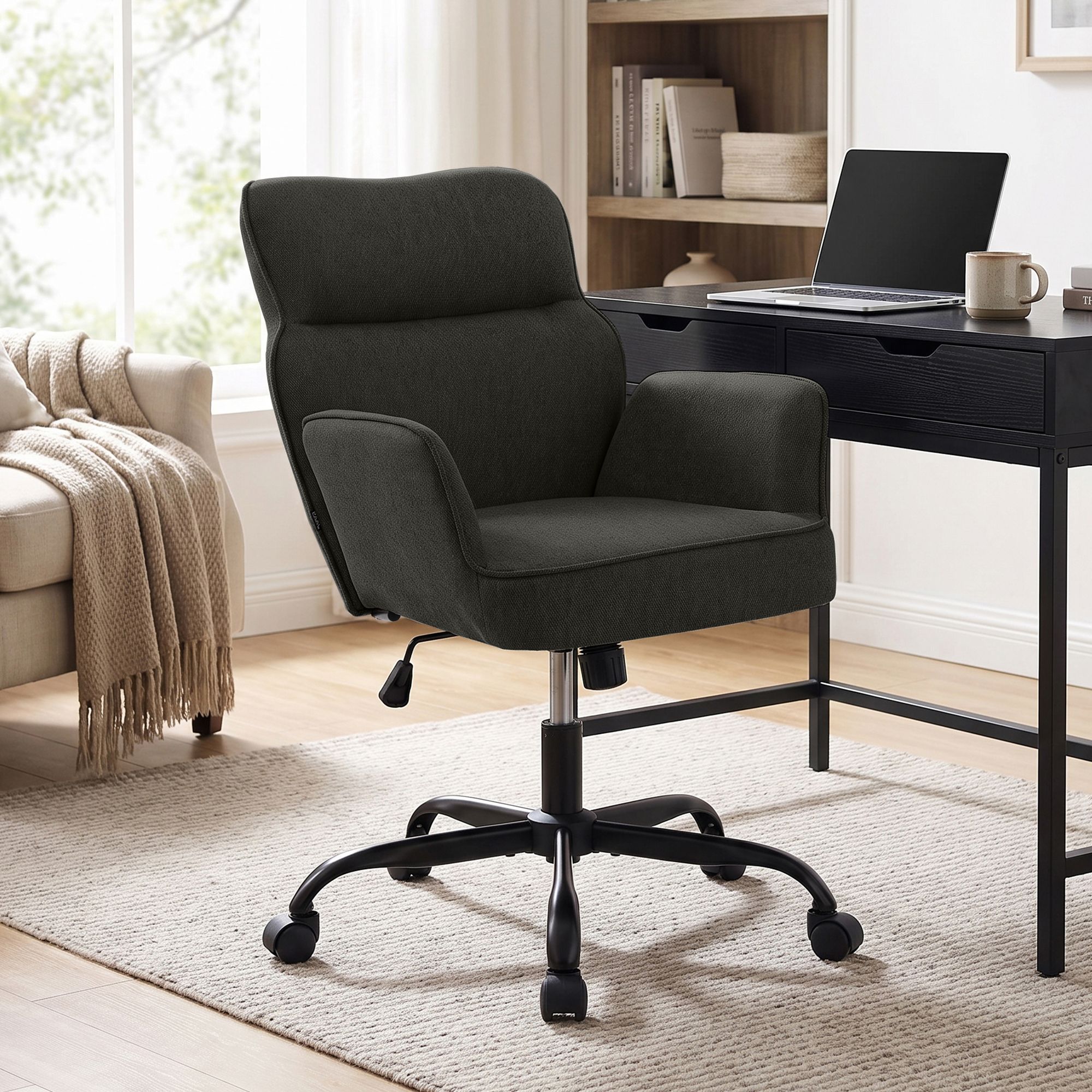 Chaise de bureau Amado tissu