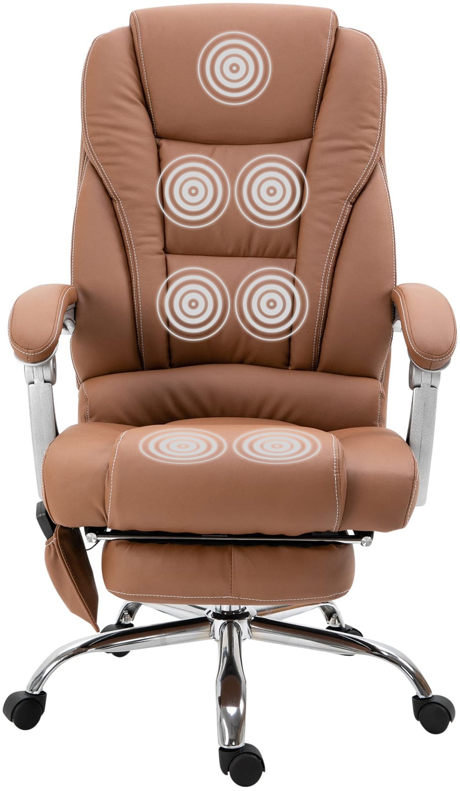 Fauteuil de bureau Pacific en similicuir avec une fonction massage