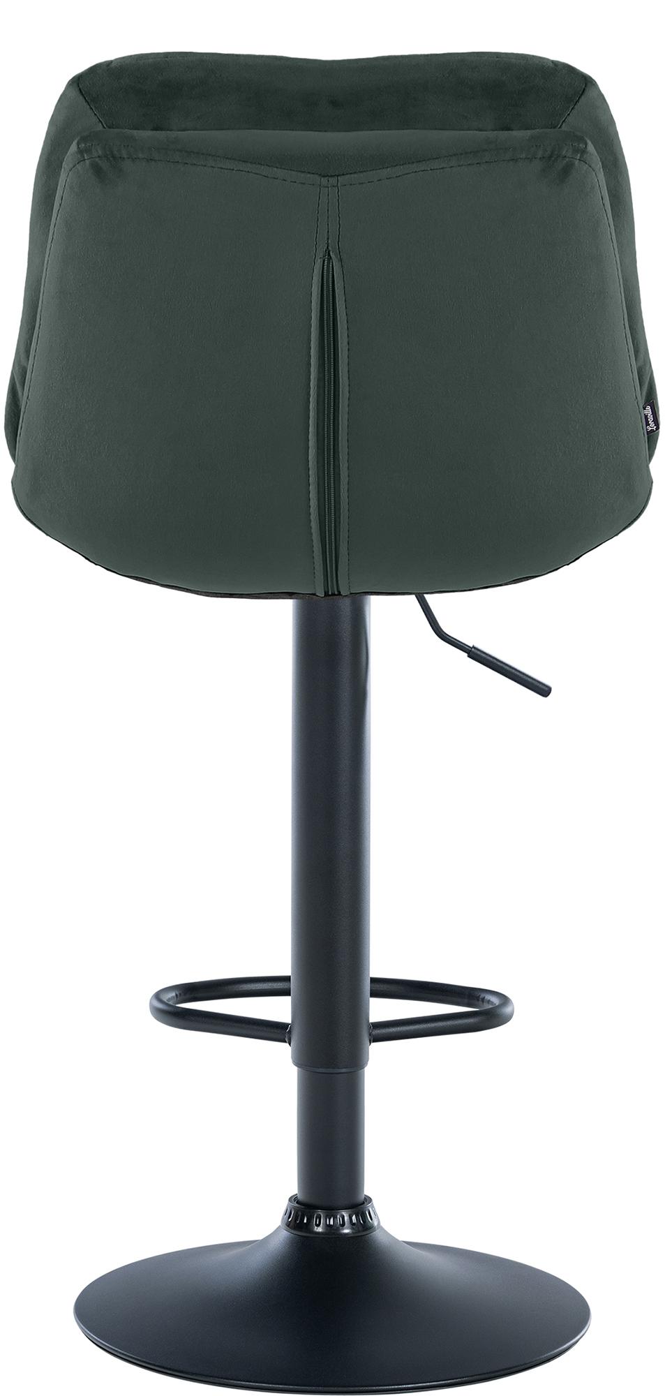 Tabouret de bar Laurel velours