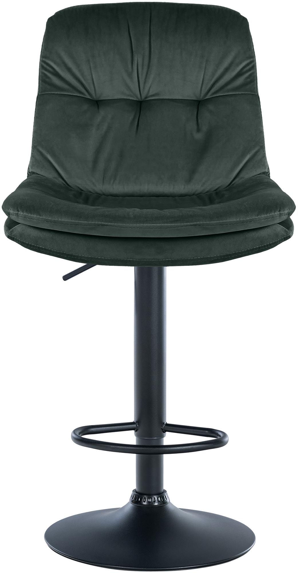 Tabouret de bar Laurel velours