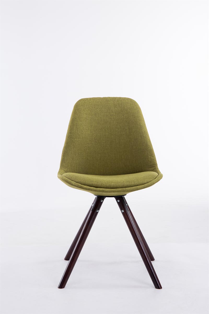 Chaise Toulouse tissu pieds ronds