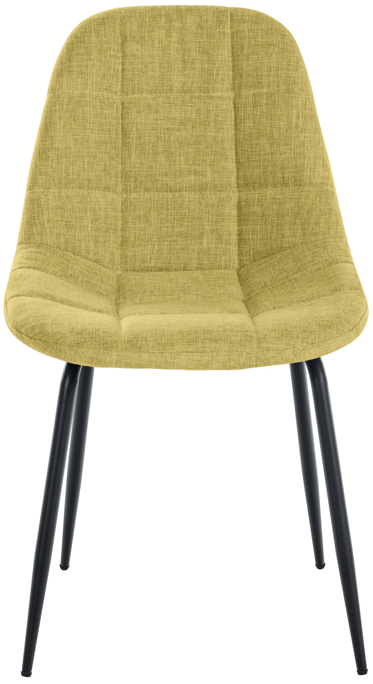 Chaise de salle à manger Tom avec Pieds en métal noir