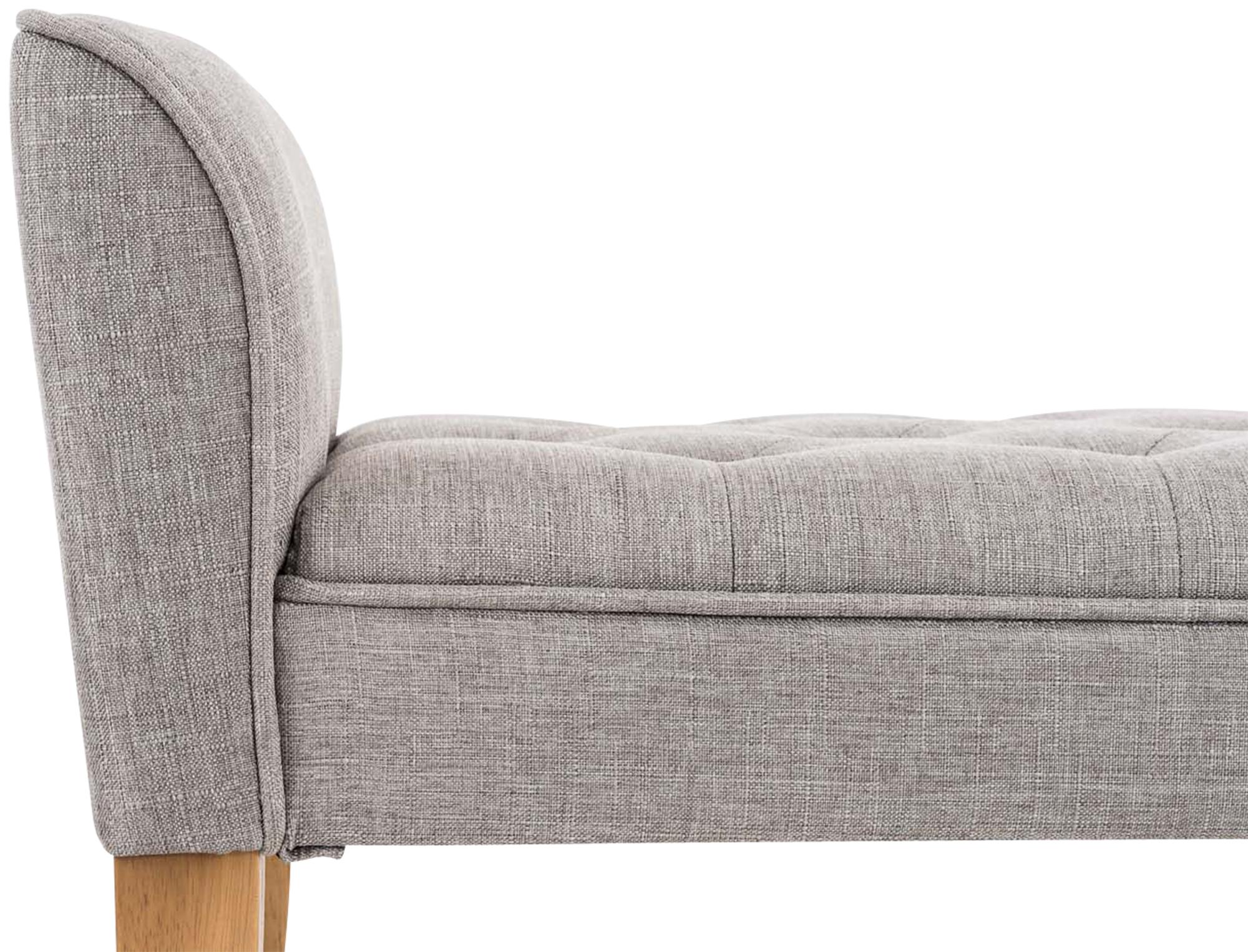 Banquette style Chersterfield Cleopatra en tissu